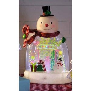 Hallmark 2011 Dancing Lights Large Snowman Christmas Decoration - Animated Holiday Decor for Home, Office & Outdoor Seasonal Display