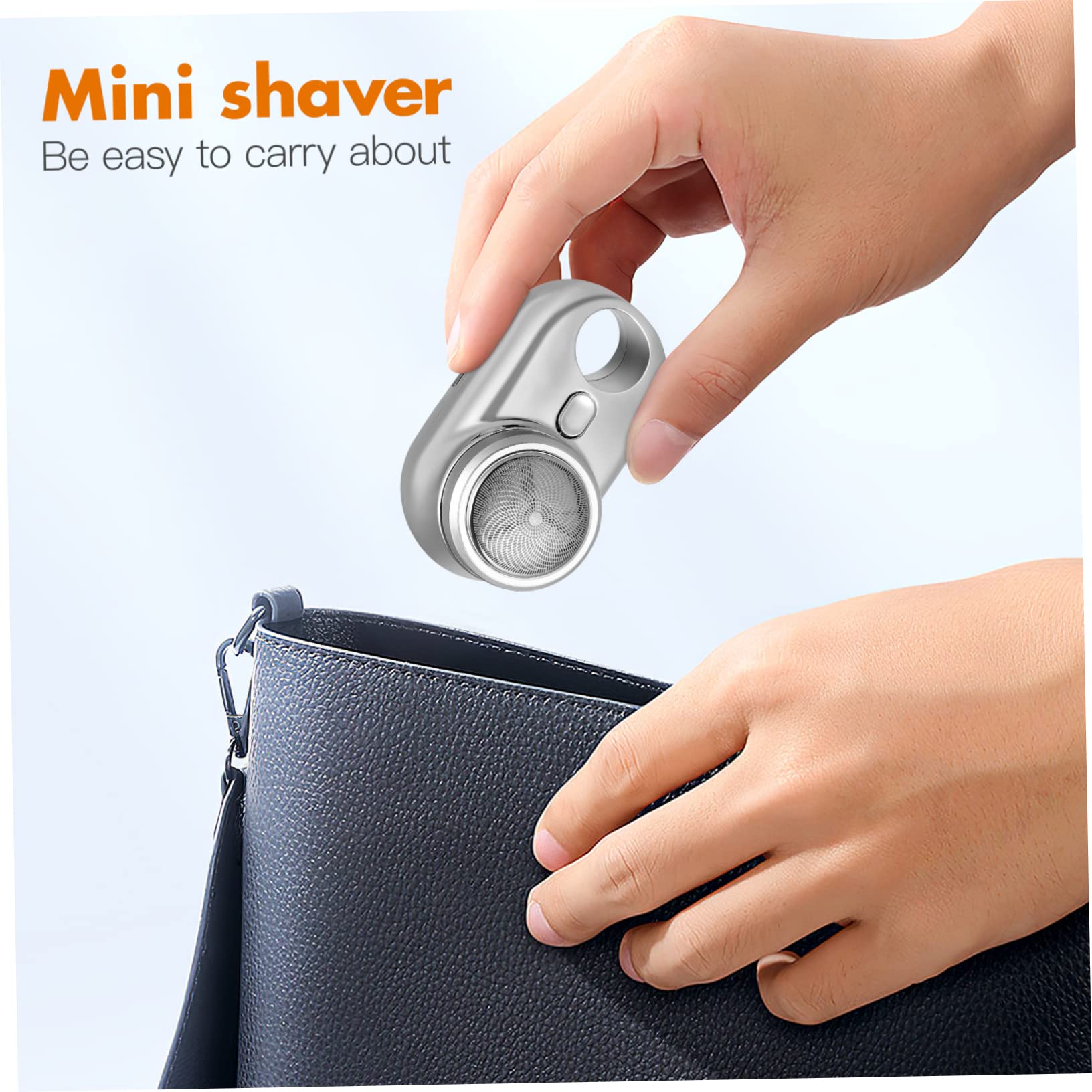 3pcs Electric Shaver for Men - Portable Mini Beard Trimmer, Cordless Travel Razor with Precision Blades | Perfect for Home, Office & On-the-Go Grooming