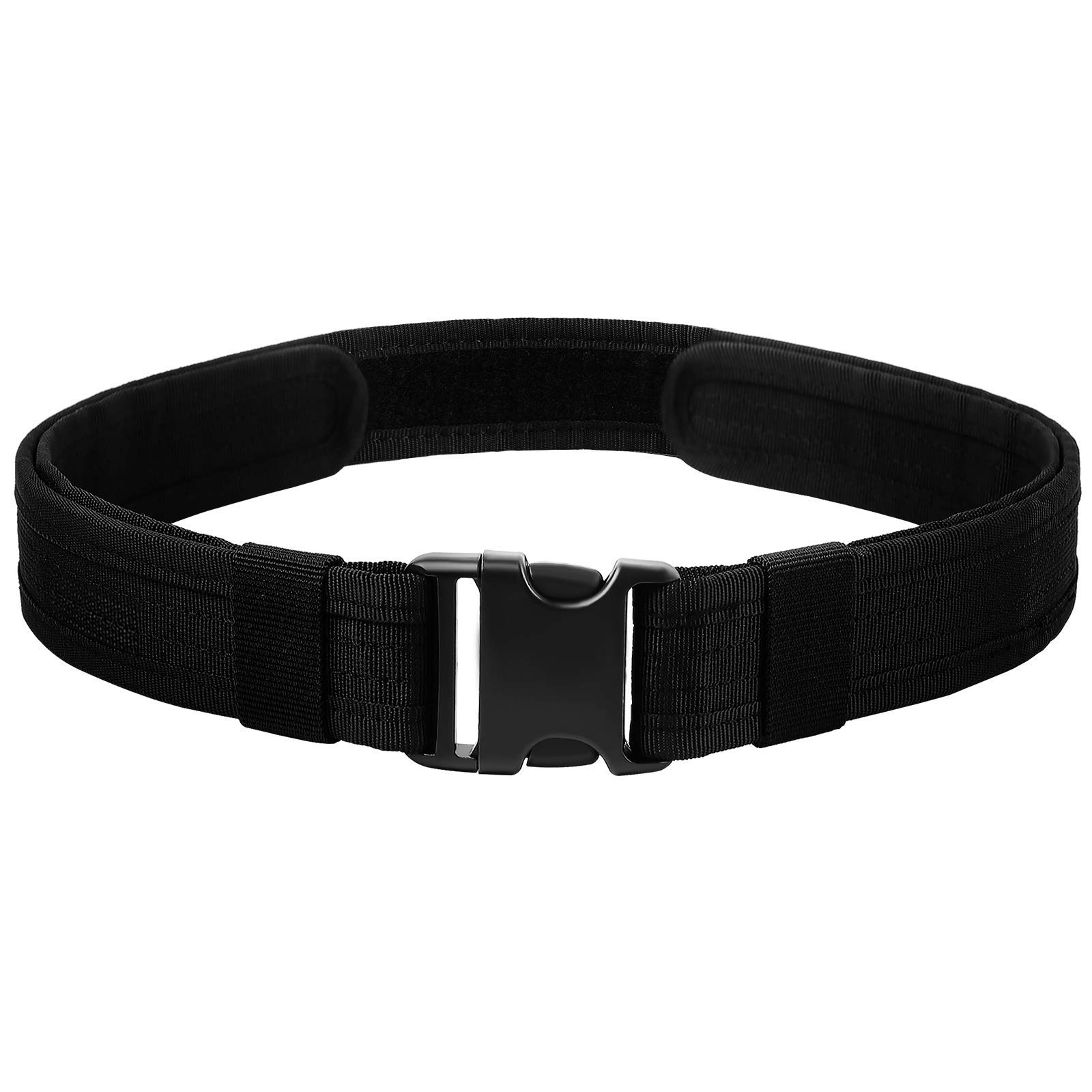 AIRSSON Tactical Duty Belt - Heavy Duty Police Utility Belt with Quick Release Buckle - Load Bearing Belt for Law Enforcement, Security Guards & Military - Perfect for EDC, Outdoor Adventures & Tactical Training