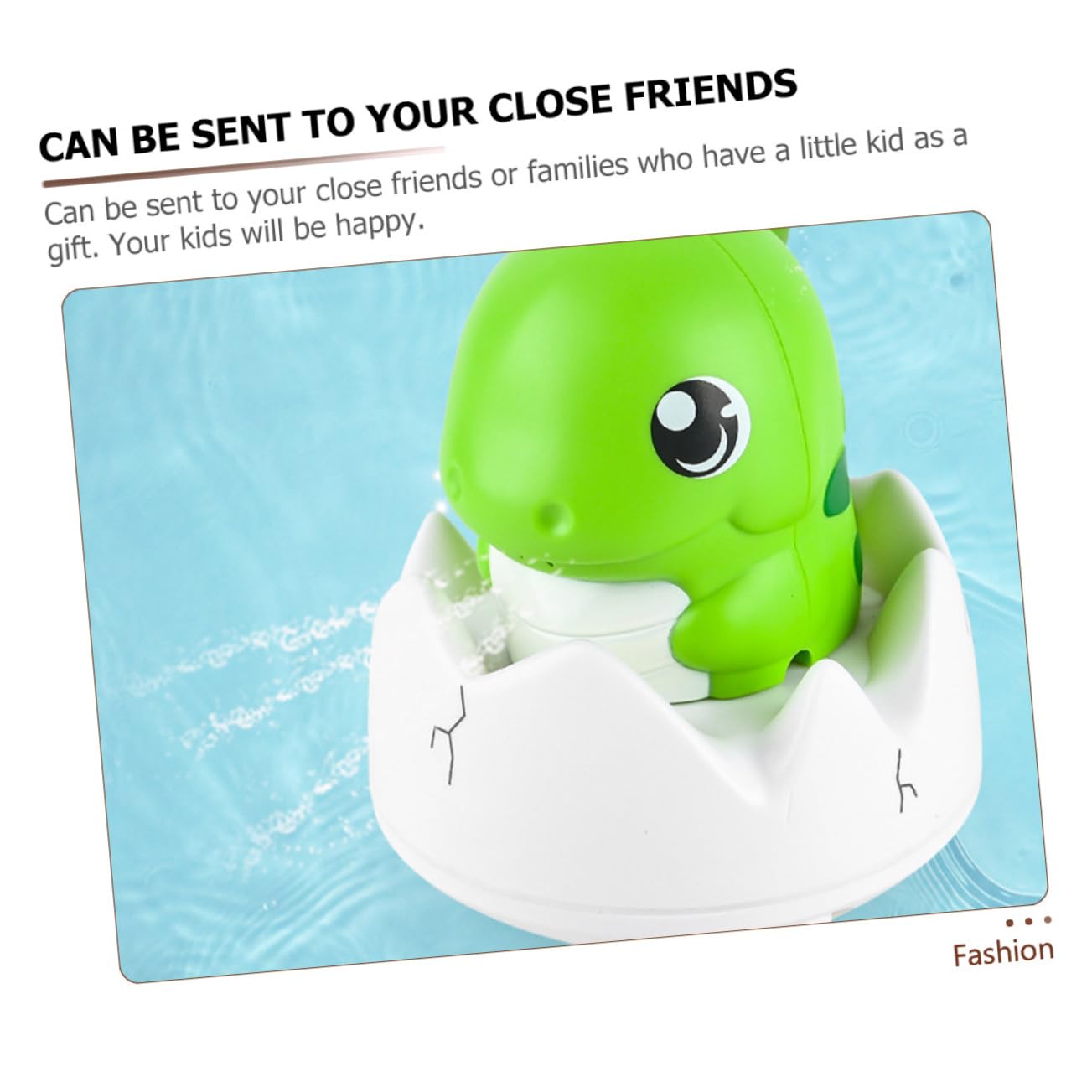 HEMOTON 2-Pack Dinosaur Bath Toys for Kids - Light Green Plastic Bathtub Spray Toys for Toddlers | Fun Bath Time Play for Boys & Girls, Water Squirters for Pool & Beach Play