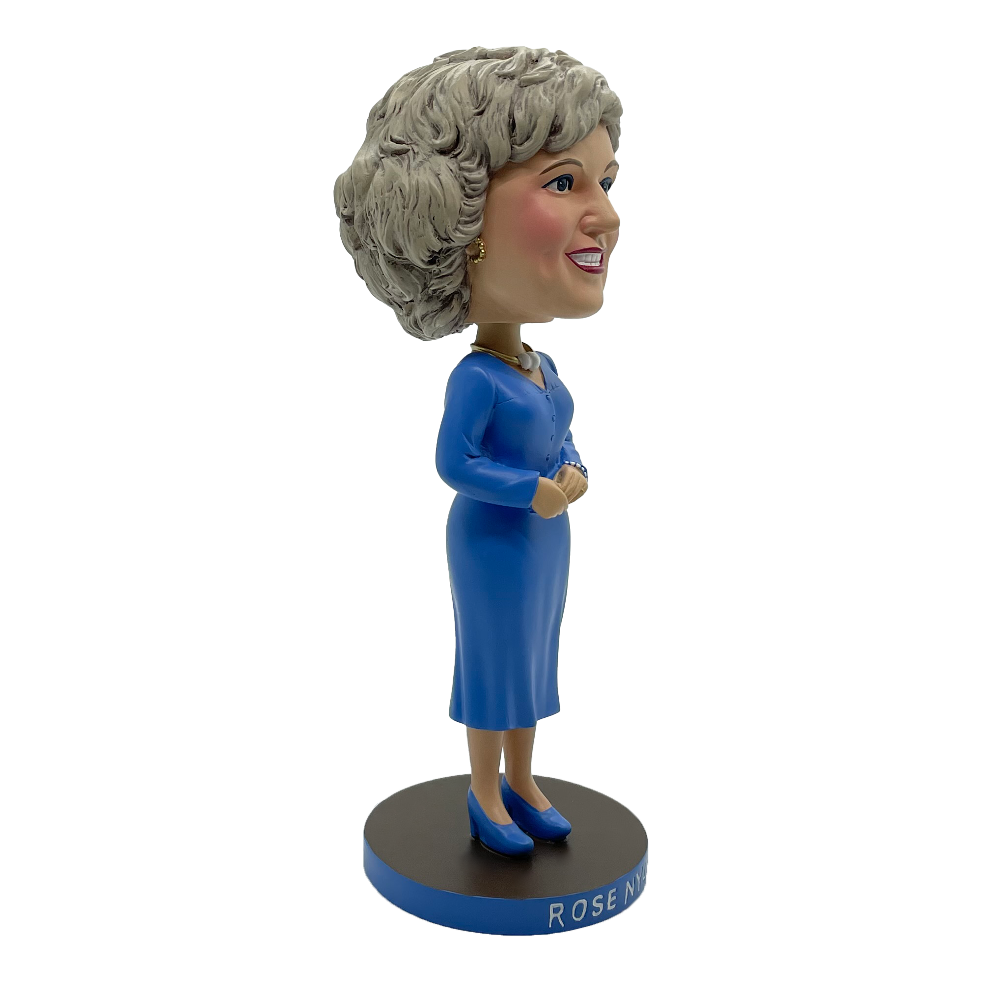Golden Girls Rose Nylund Blue Dress Bobblehead - National Bobblehead Hall of Fame Exclusive Collectible - Perfect for TV Show Fans, Gift Giving, and Display