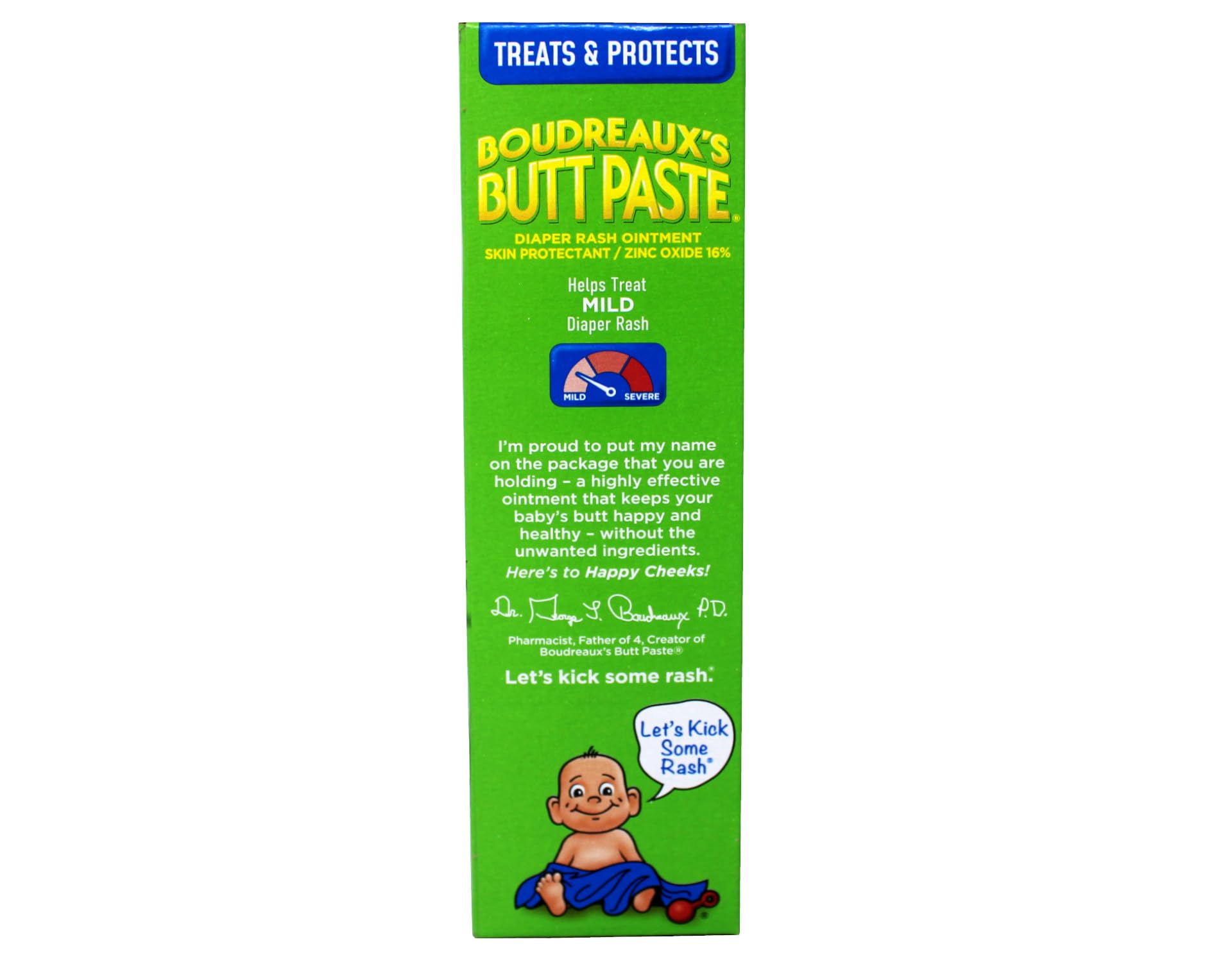 Boudreaux's All Natural Butt Paste 4 oz (Pack of 11) - Diaper Rash Cream for Babies & Adults, Soothing & Healing Ointment for Sensitive Skin | Perfect for Diaper Changes, Skin Irritations & Minor Burns