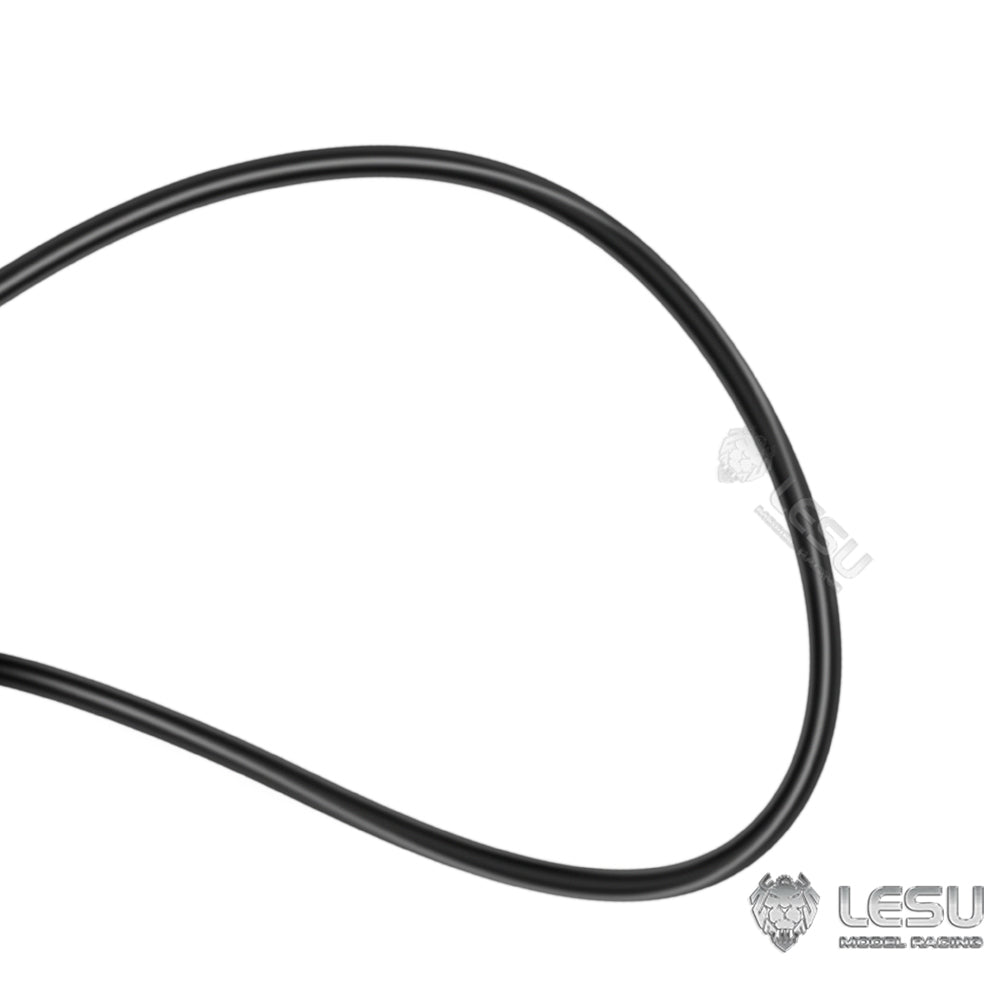 LESU 2x1mm Oil Pipe Hose for 1/14 Scale RC Hydraulic Dump Truck - Remote Controlled Tipper Car Model DIY Replacement Part - Perfect for RC Construction Vehicle Simulation & Repair Scenes