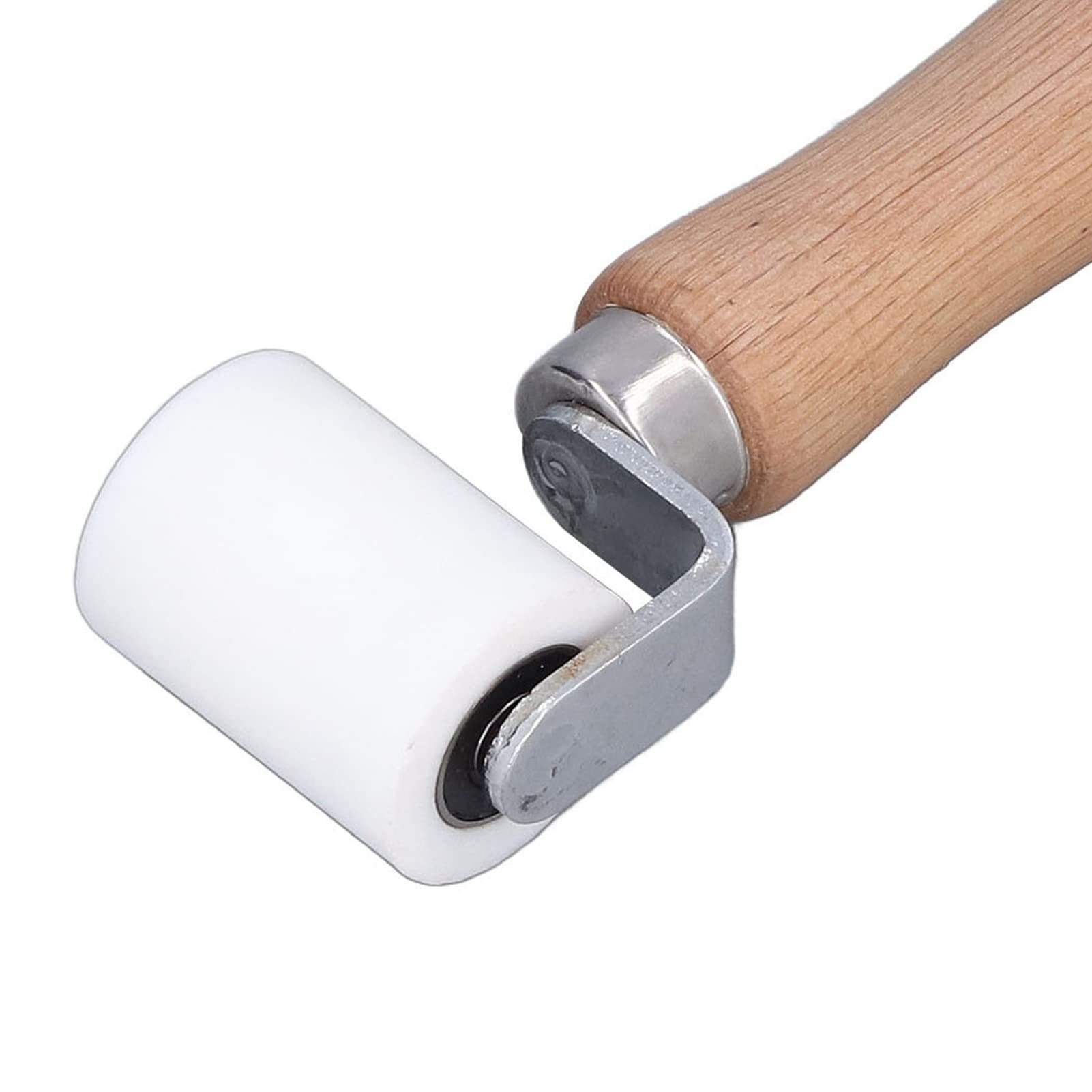40mm Heavy Duty Silicone Seam Roller - 1.6 Inch High Temperature Resistant Hand Pressure Roller for Leather Craft, Upholstery & DIY Projects - Perfect for Sewing, Quilting & Fabric Smoothing