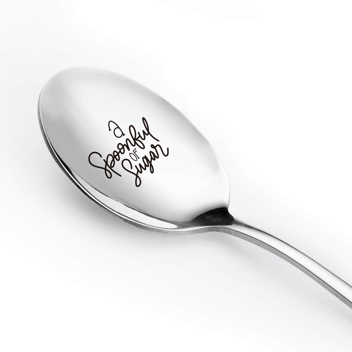Engraved Stainless Steel Funny Food/Dessert/Tea Spoon - Thoughtful Cancer Survivor Gift & Get Well Present for Women, Men, Teen Girls & Best Friends - Perfect for Hospital Recovery, Chemotherapy Encouragement & Daily Meals