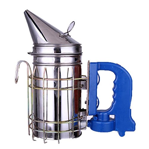 Stainless Steel Electric Bee Smoker Kit - Professional Beekeeping Equipment for Hive Maintenance & Honey Harvesting | Perfect for Apiary, Backyard Beekeepers & Pollination Gardens