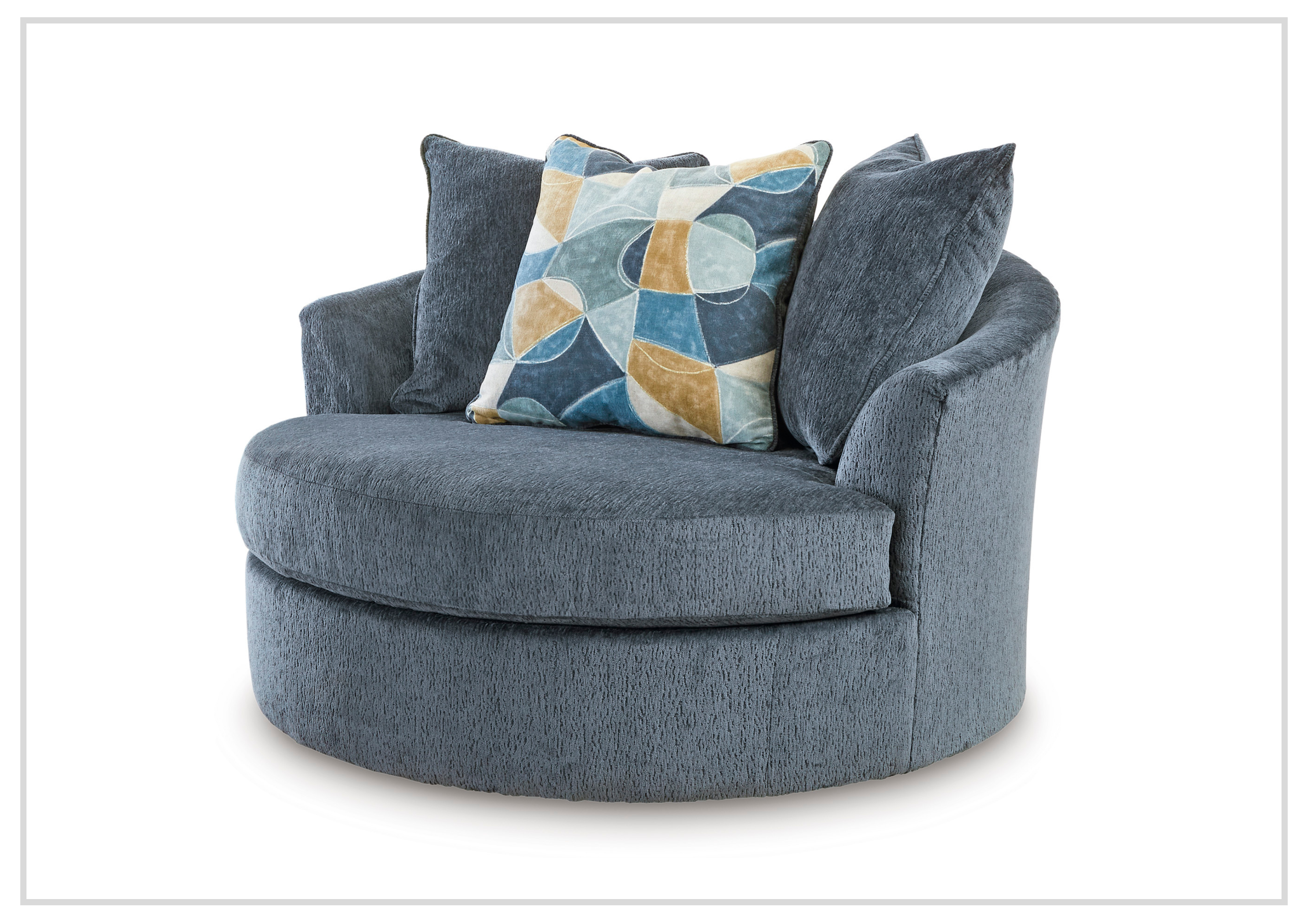 Gio Italia Home Maven Swivel Accent Chair - Modern Living Room Furniture with 360° Rotation, 2 Color Options (Gray & Beige) - Perfect for Small Spaces, Reading Nooks & Home Offices