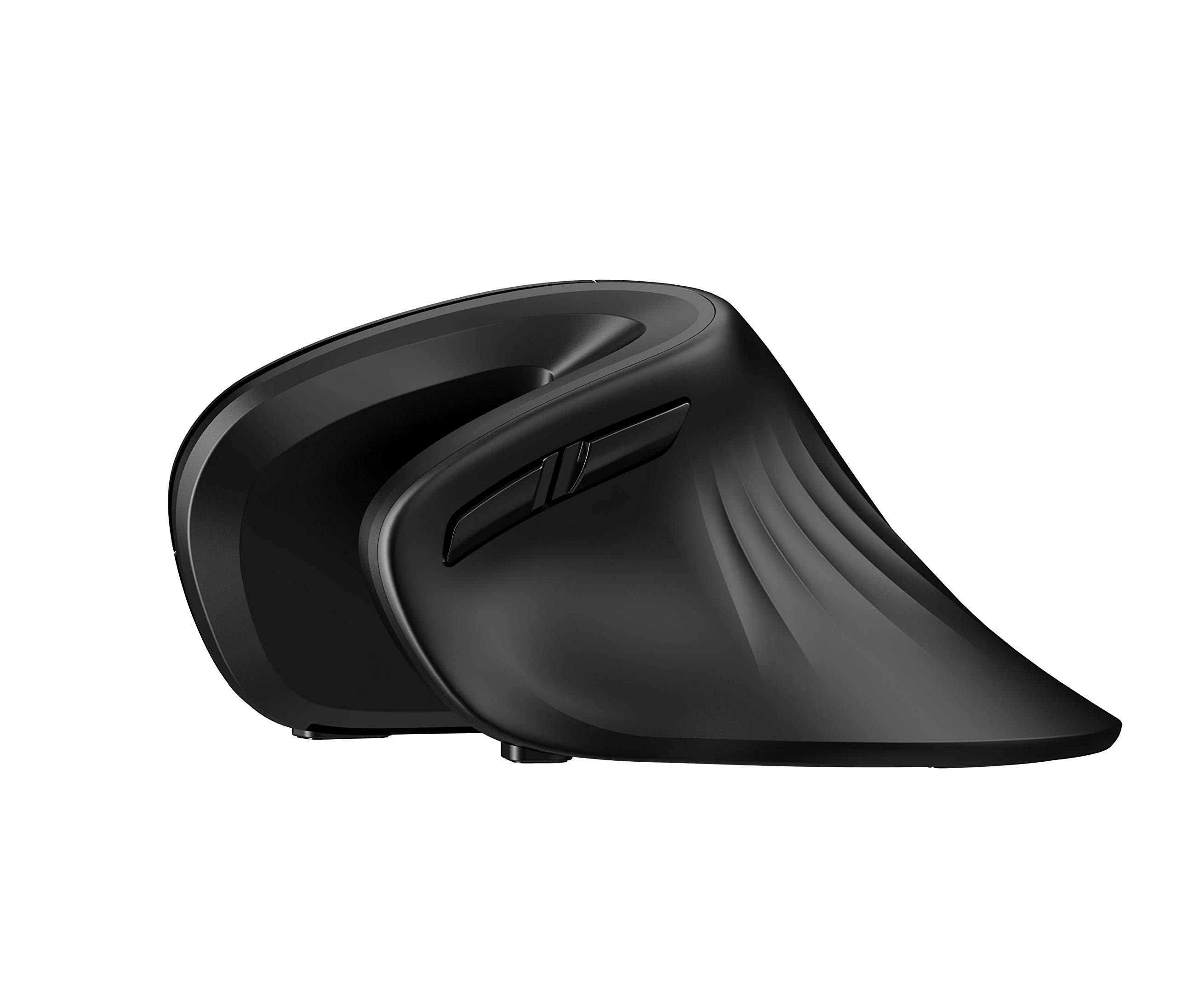 MOJO Perfect Grip Dual Mode Silent Vertical Ergonomic Mouse - Bluetooth/Wireless Optical Mouse with Adjustable DPI & Quiet Click for Office, Gaming & Graphic Design - Pain Relief for Carpal Tunnel & Computer Users