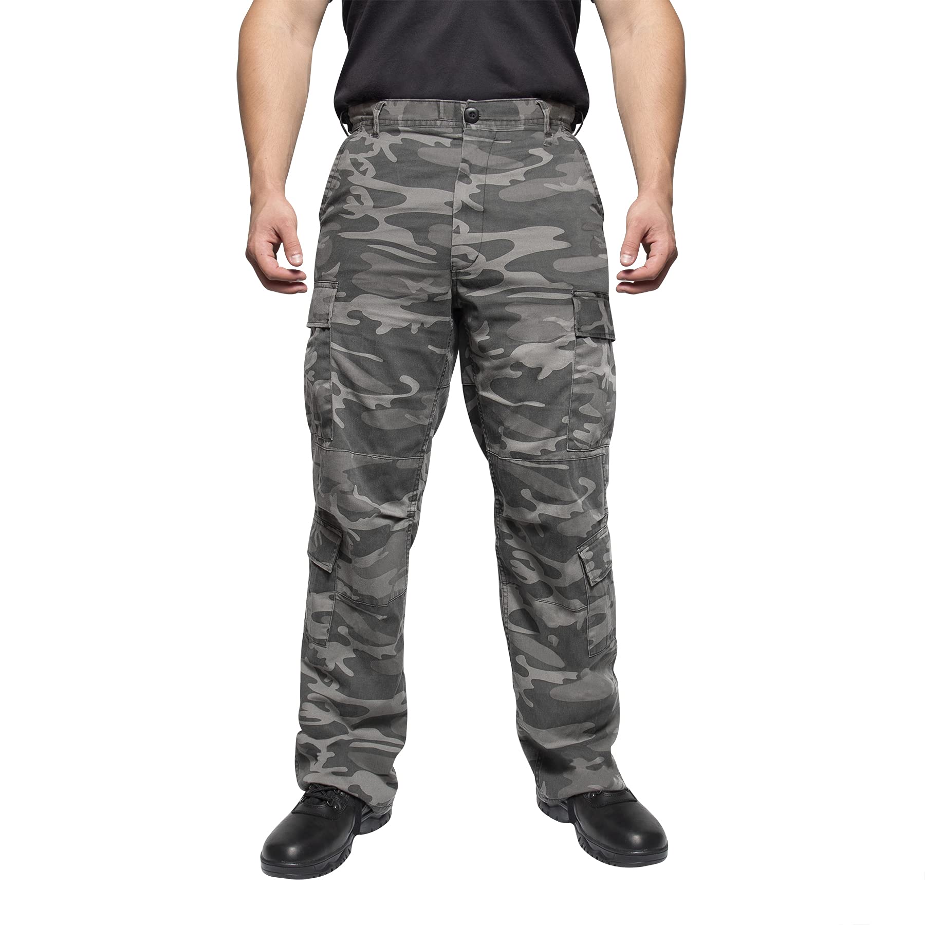 **Rothco Vintage Paratrooper Fatigue Pants - Military Cargo Pants with Camouflage Pattern - Durable Tactical Pants for Outdoor, Hiking & Airsoft**
