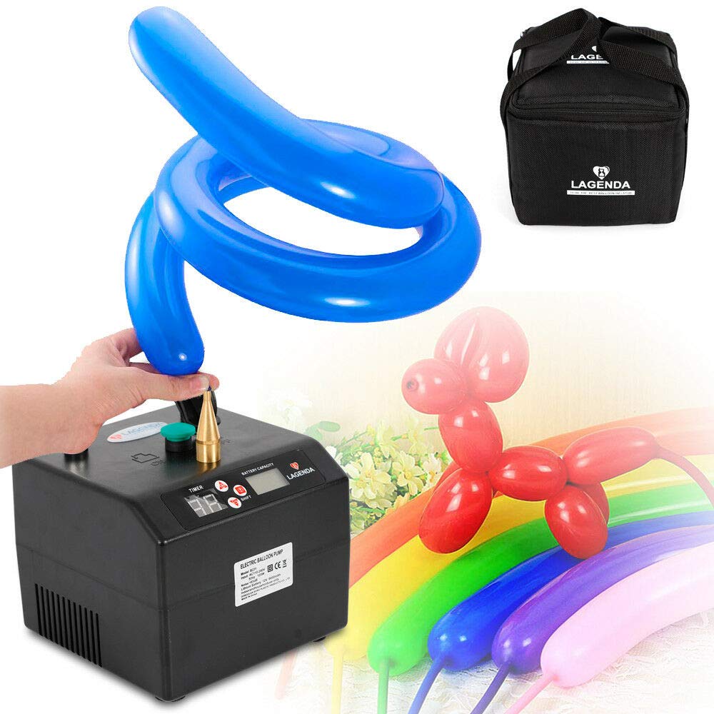 Electric Balloon Pump with Timer - Portable Air Pump for Balloons, Fast Inflator & Blower - Perfect for Party Decorations, Birthday Events, Wedding Balloons (US Stock) - Ideal for Home Parties, Baby Showers & Holiday Celebrations