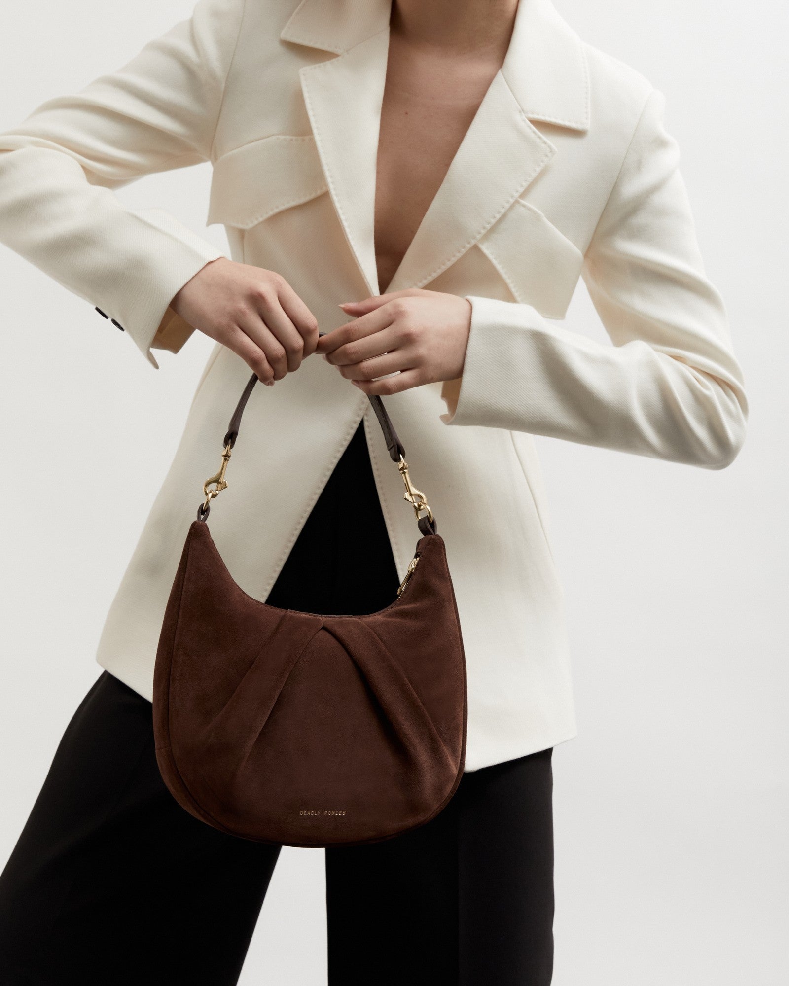 Mr Sling Mini Suede Crossbody Bag in Burnt Toast Color - Stylish & Compact Purse for Women, Perfect for Everyday Use, Travel, and Casual Outings