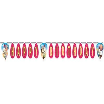 Party Express Chicken Little Plastic Banner - Kids Birthday Party Decorations, Themed Events & Classroom Decor