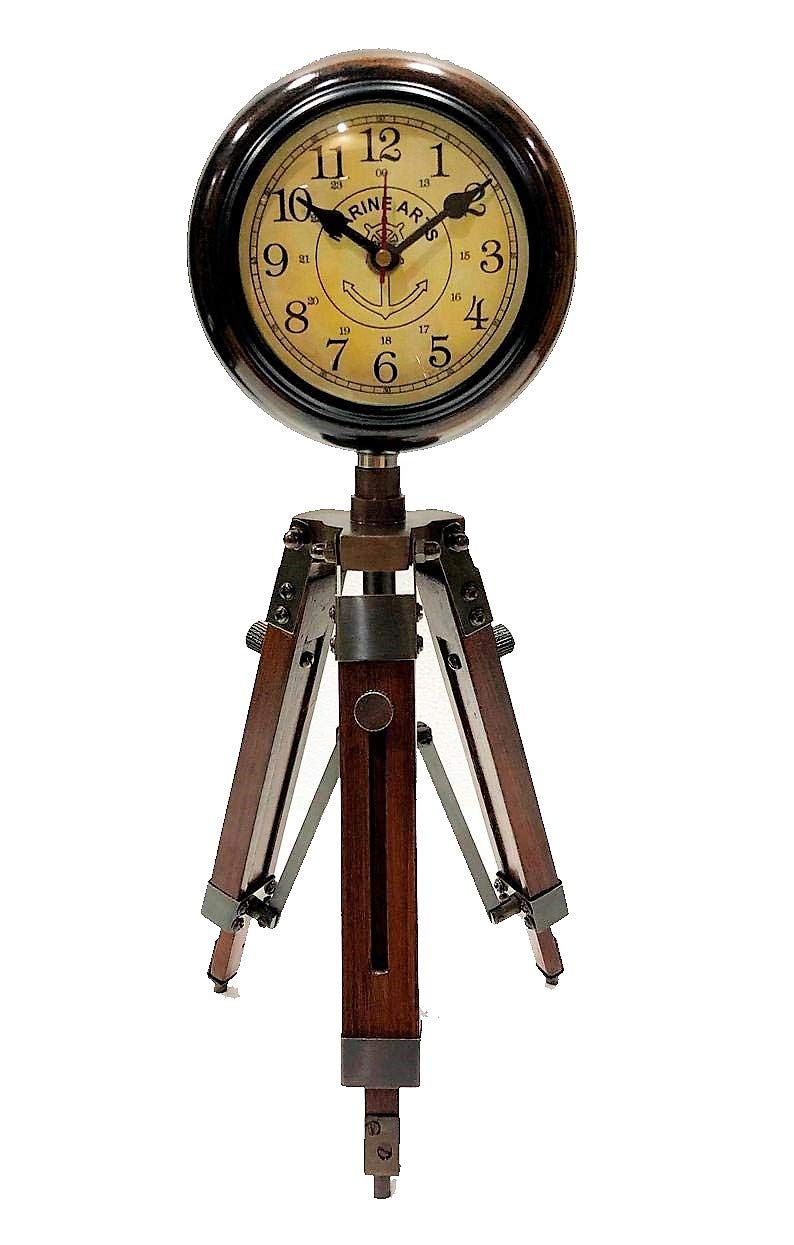 Adjustable Tripod Desk Clock - Modern Digital Alarm Clock with Temperature Display for Office, Living Room & Bedroom | Perfect for Home, Work & Travel Use