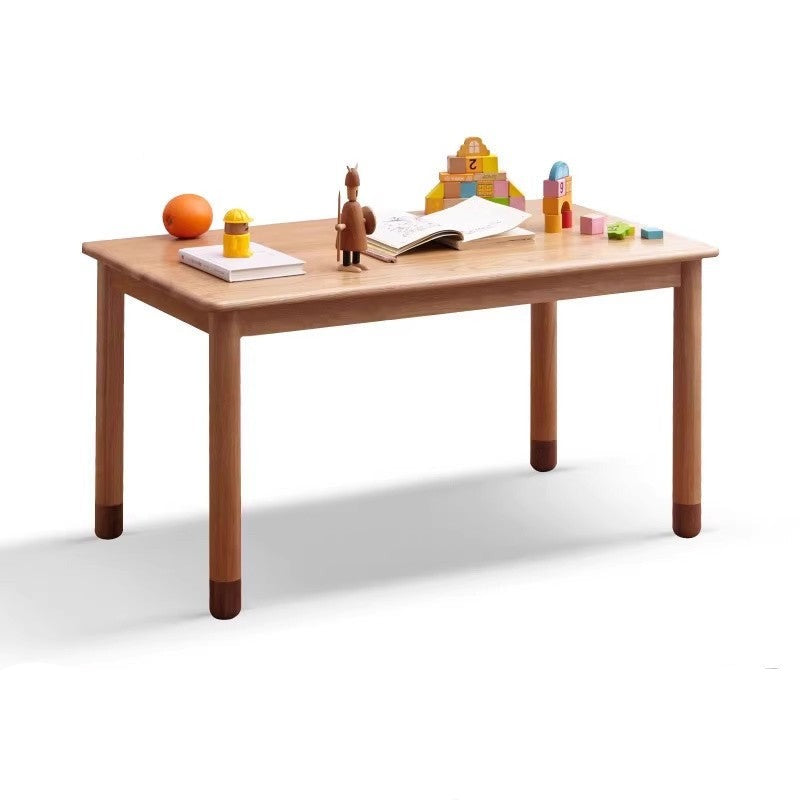 Handmade Solid Oak Wood Kids Study Desk - Durable & Ergonomic Children's Writing Table for Homework & Crafting - Perfect for Bedrooms, Homeschooling & Playrooms