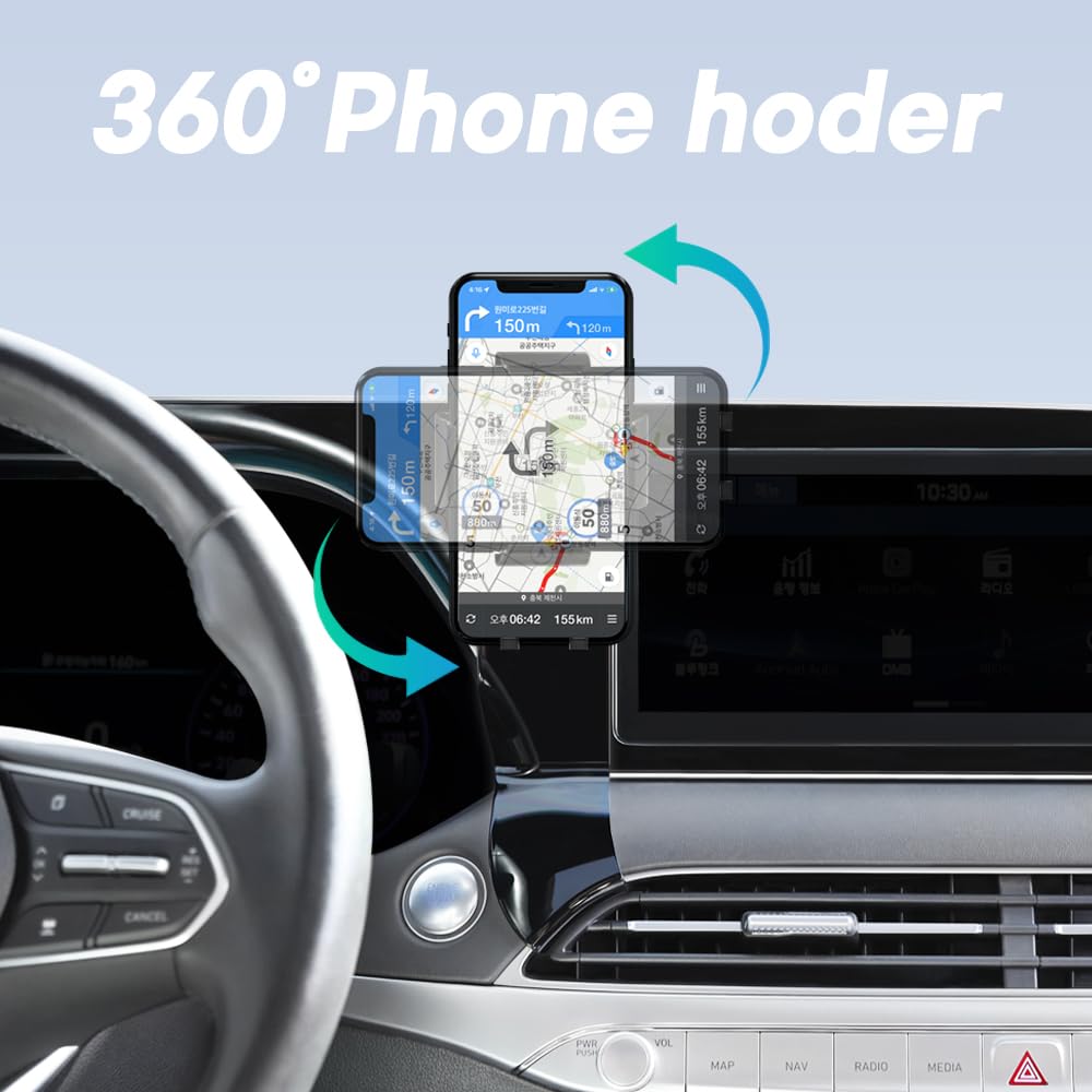 FICS Universal Car Phone Holder Mount for Hyundai Palisade 2021-2023 - Adjustable Dashboard & Air Vent Phone Stand - Perfect for GPS Navigation, Hands-Free Calling & Road Trips