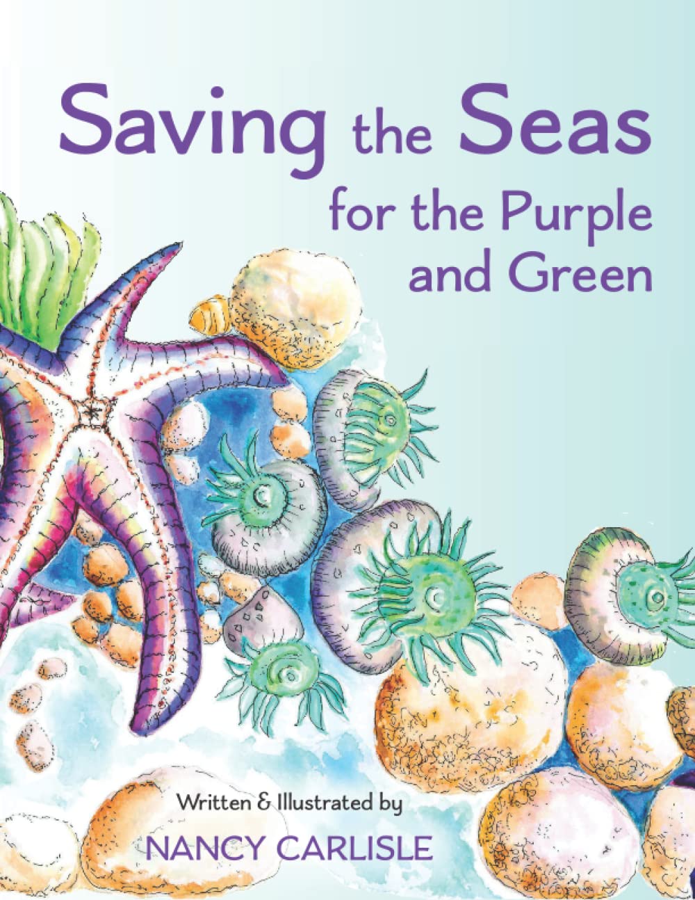 Save the Ocean: Eco-Friendly Storybook for Kids About Purple & Green Sea Conservation | Perfect for Classroom & Home Reading