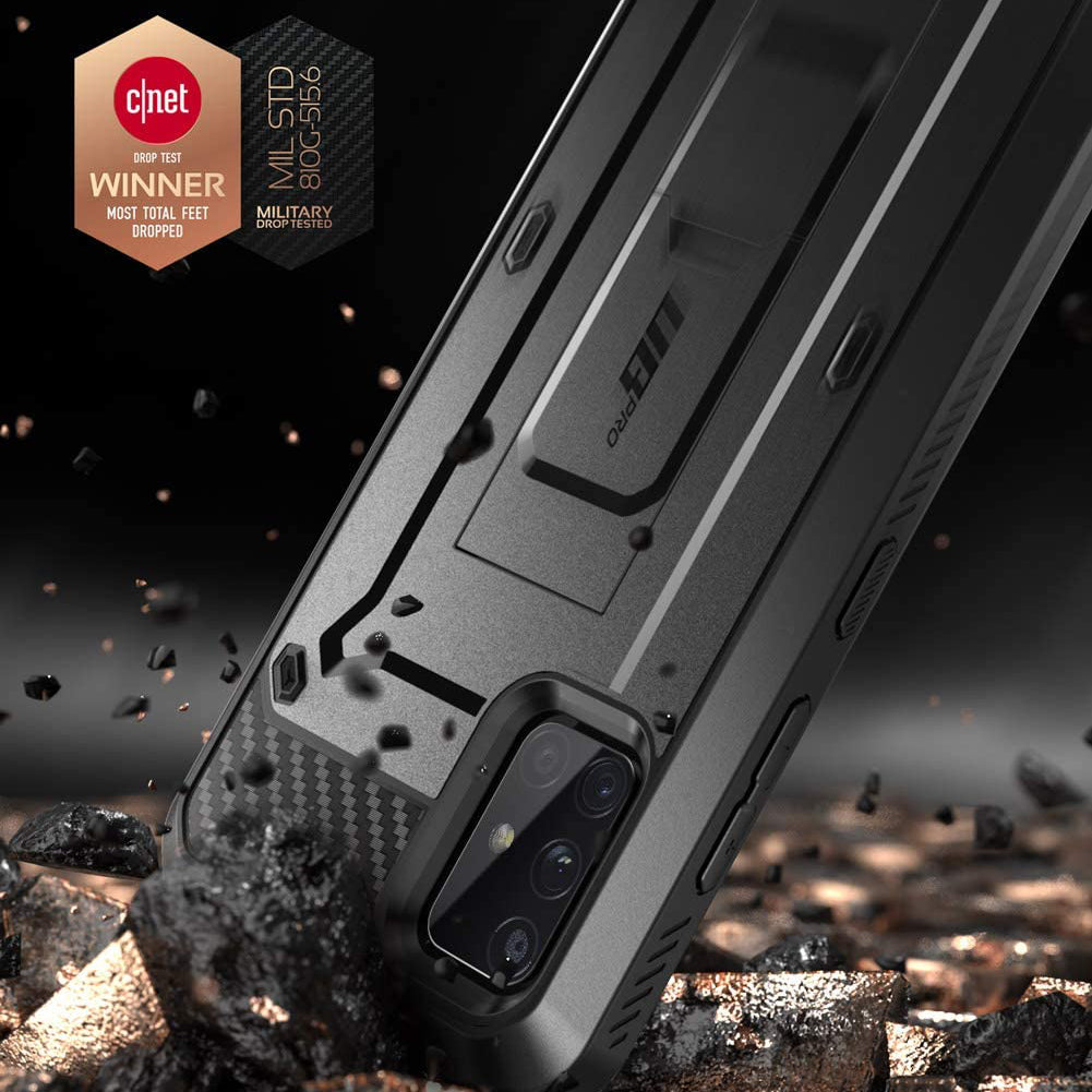 Samsung Galaxy A71 5G Unicorn Beetle PRO Rugged Protective Case - Shockproof & Drop Proof Cover for Outdoor Activities & Extreme Sports (Black)