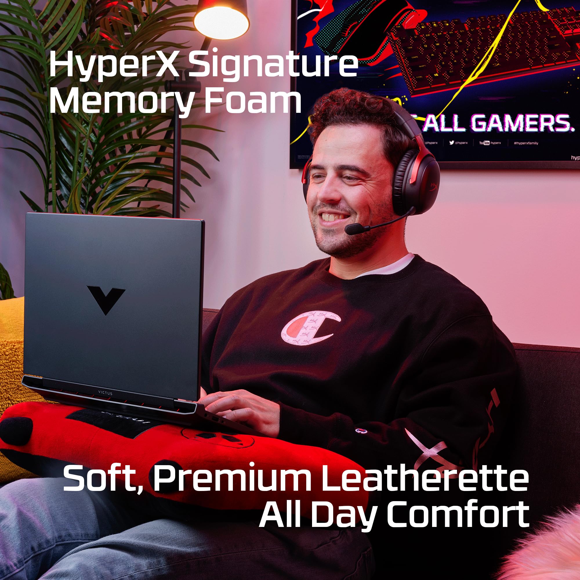 HyperX Cloud III Wireless Gaming Headset for PC, PS5, PS4 - 120-Hour Battery Life, 2.4GHz Wireless with QuadCast S RGB USB Condenser Microphone & Shock Mount - Perfect for Gaming, Streaming, Podcasts, and Online Meetings