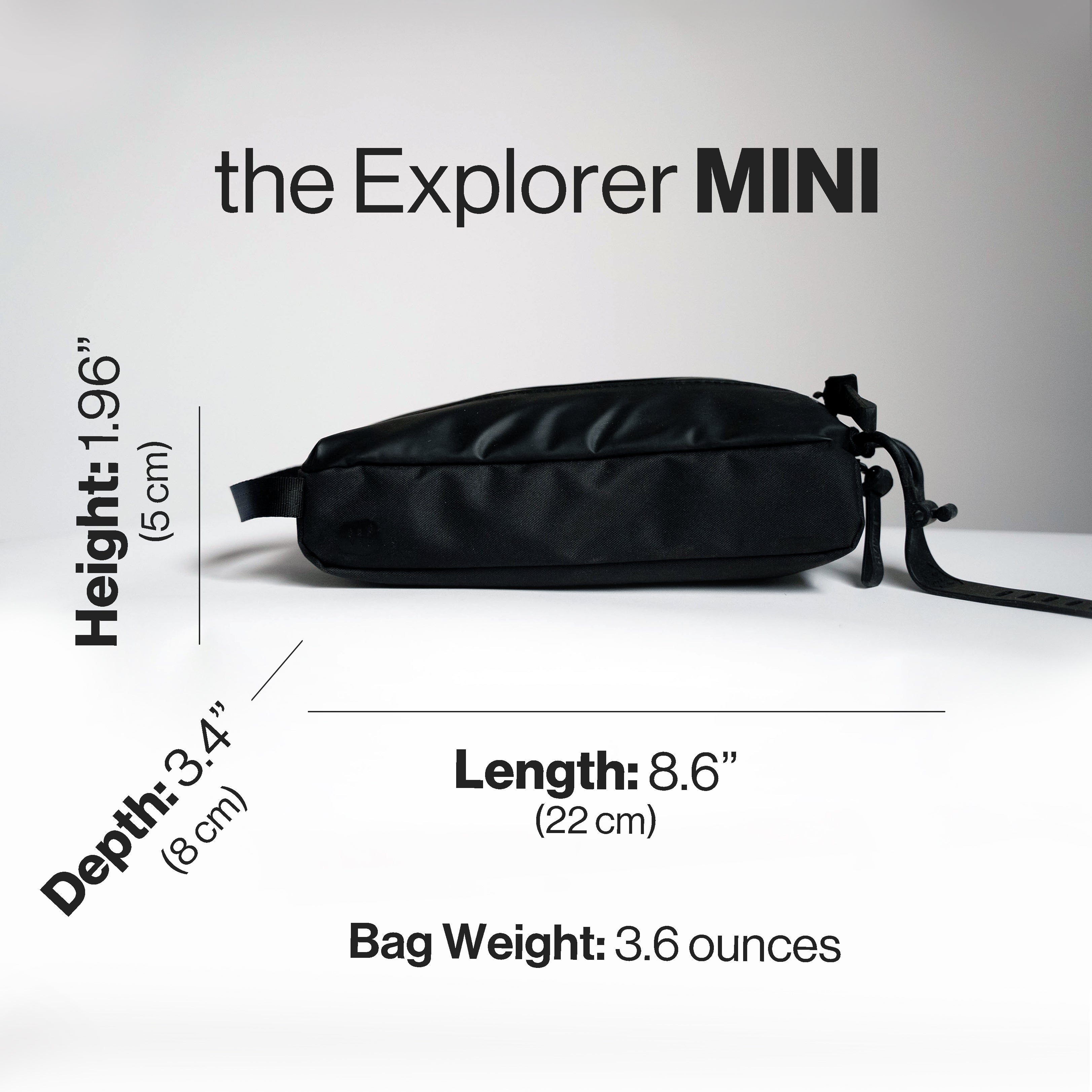 Explorer MINI™ Travel Toiletry Bag - Compact & Lightweight Cosmetic Organizer for Men & Women - Perfect for Airplane, Gym, Camping & Weekend Trips