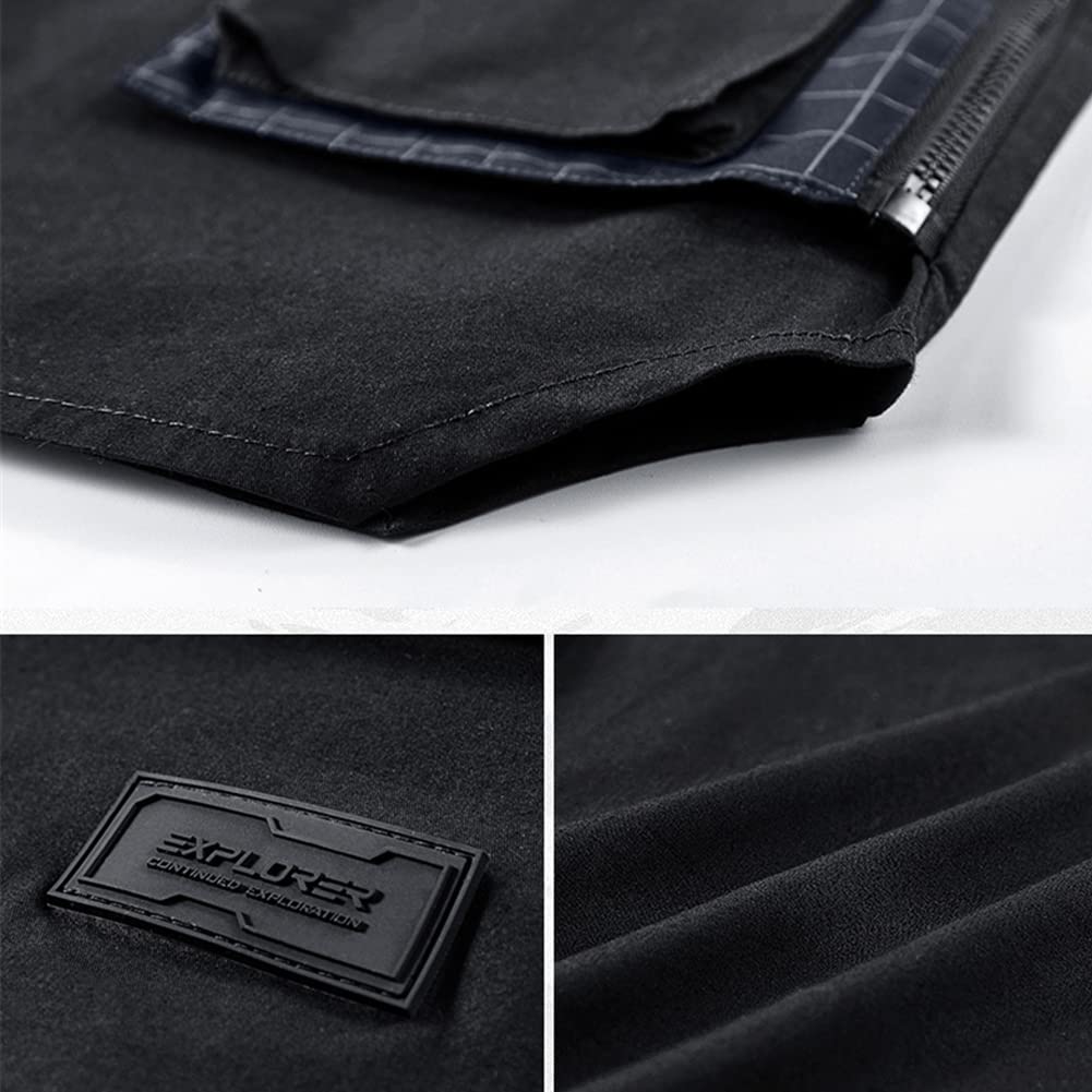 Men's Cargo Shirt Summer Short Sleeve Tactical Shirt - Breathable Techwear Streetwear for Outdoor Hiking, Urban Exploration & Casual Wear