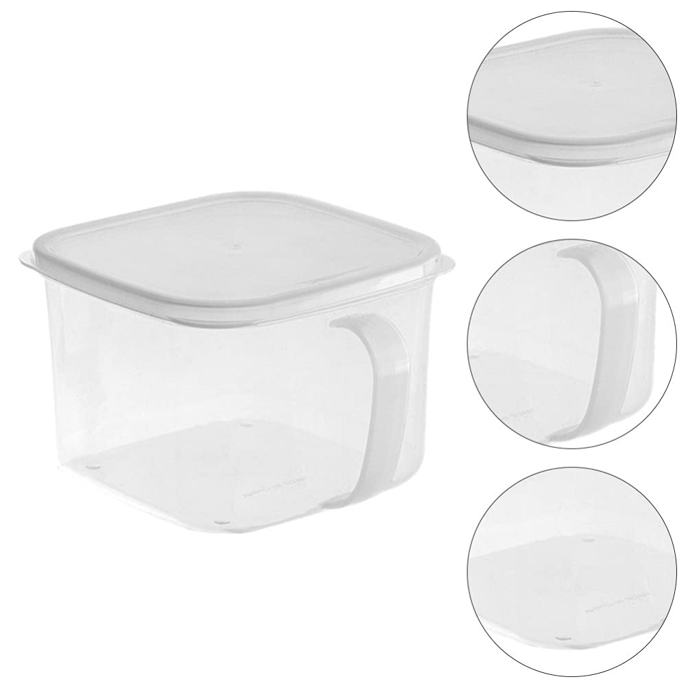 2-Pack Airtight Food Storage Containers with Handles - BPA-Free Plastic Cereal & Dry Food Organizer for Kitchen, Pantry & Fridge - Perfect for Cereal, Rice, Pasta, Snacks & Meal Prep