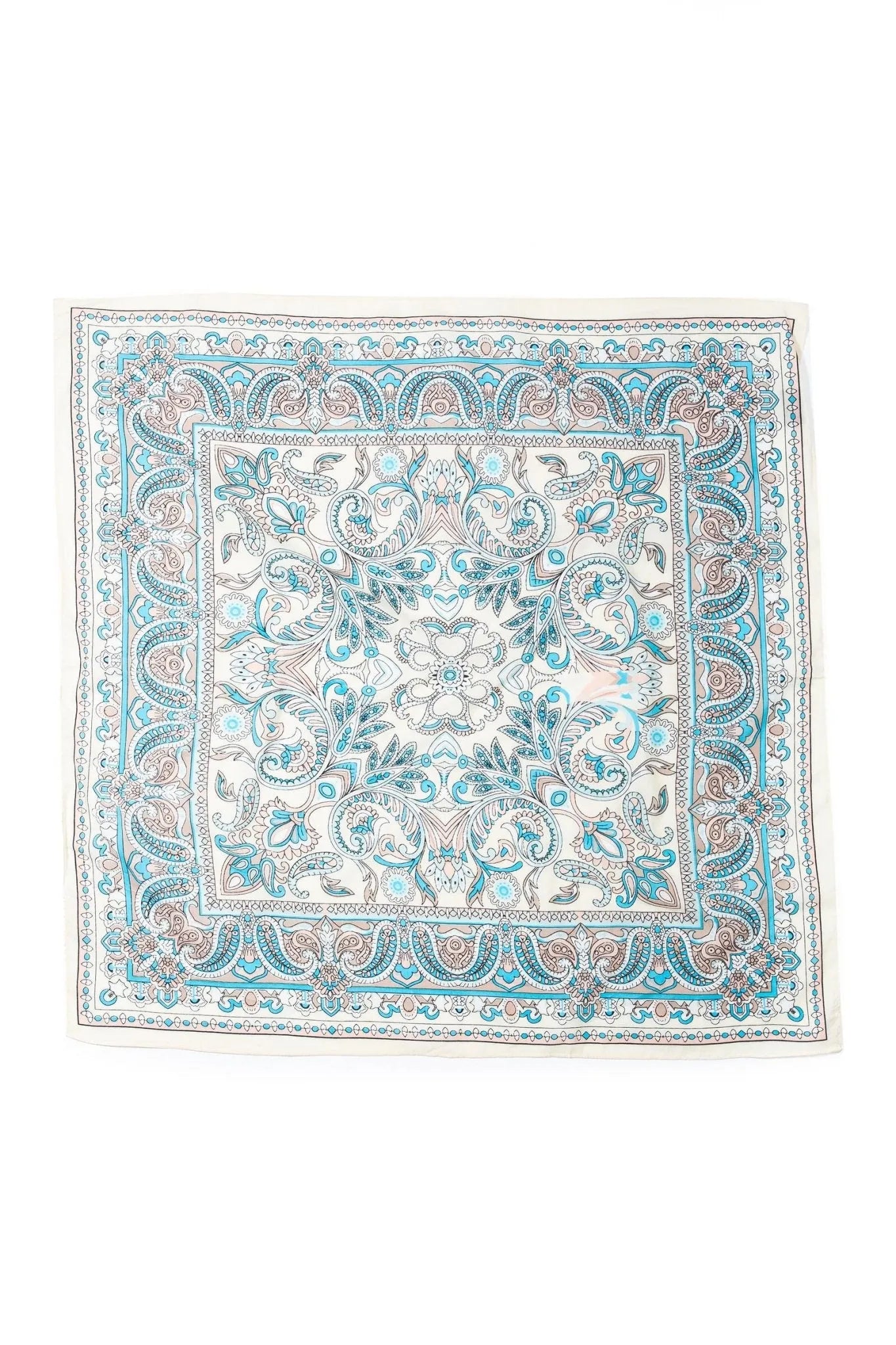 Stylish Paisley Print Bandana - Soft Cotton Fashion Scarf for Men & Women - Perfect for Outdoor Activities, Music Festivals, and Casual Wear