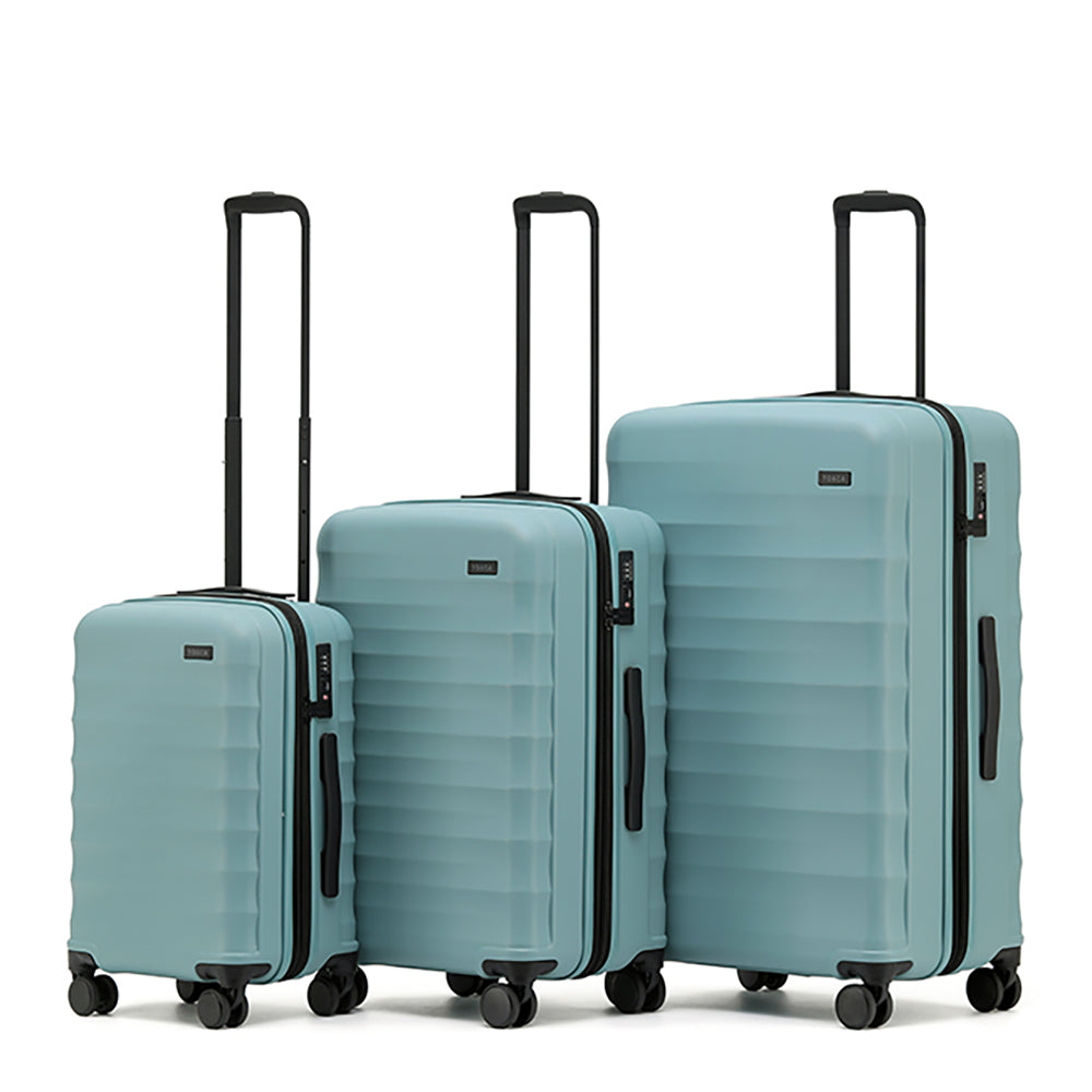 Tosca Interstellar 2.0 3-Piece Luggage Set - Ocean Blue | Lightweight Spinner Suitcases for Travel, Business Trips & Vacations