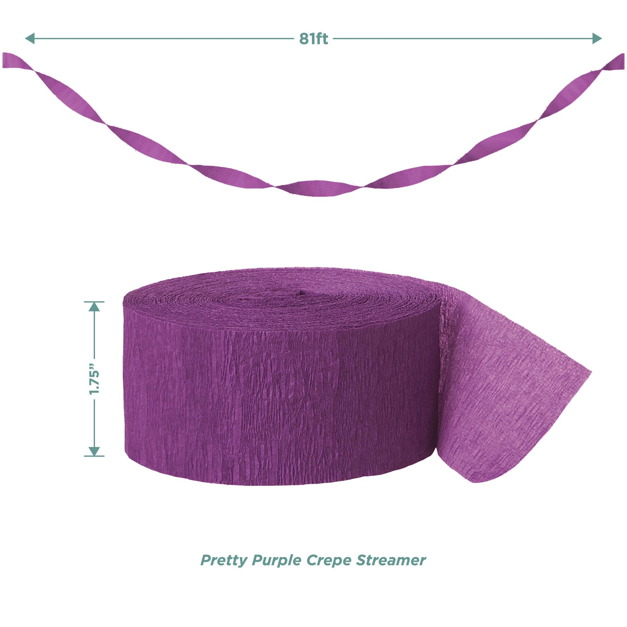 Gymnastics Party Decorations Pack - Pink, Purple & Teal Crepe Streamers with Gymnast Star Cutouts | Perfect for Birthday, Team Celebrations & Gymnastics Themed Events