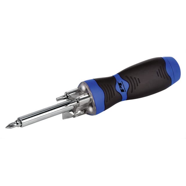 Performance Tool W9193 LED Bit Driver - 1 Piece Magnetic Screwdriver with Bright Light for Precision Work | Ideal for DIY, Electronics Repair & Home Improvement Projects
