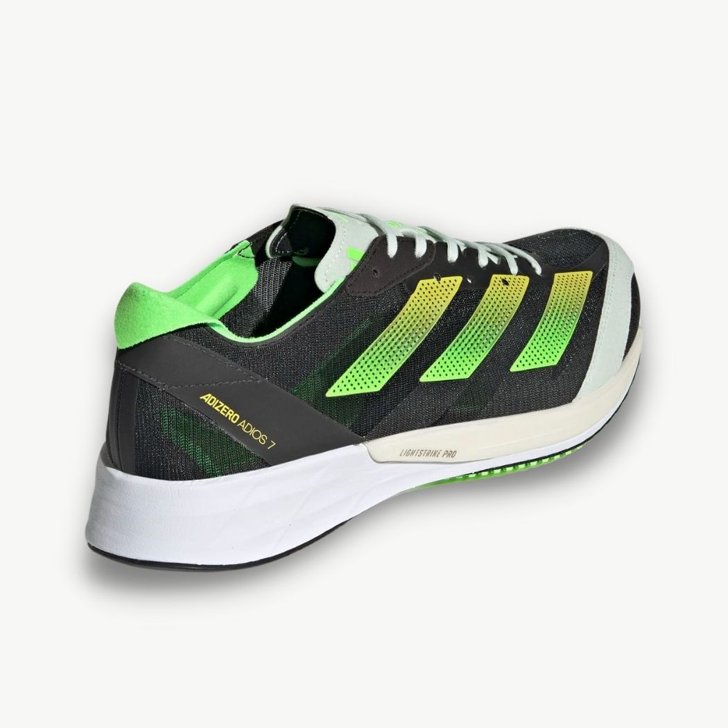 Adidas Adizero Adios 7 Men's Running Shoes - Lightweight & Breathable for Marathon Training, Road Racing & Daily Jogging