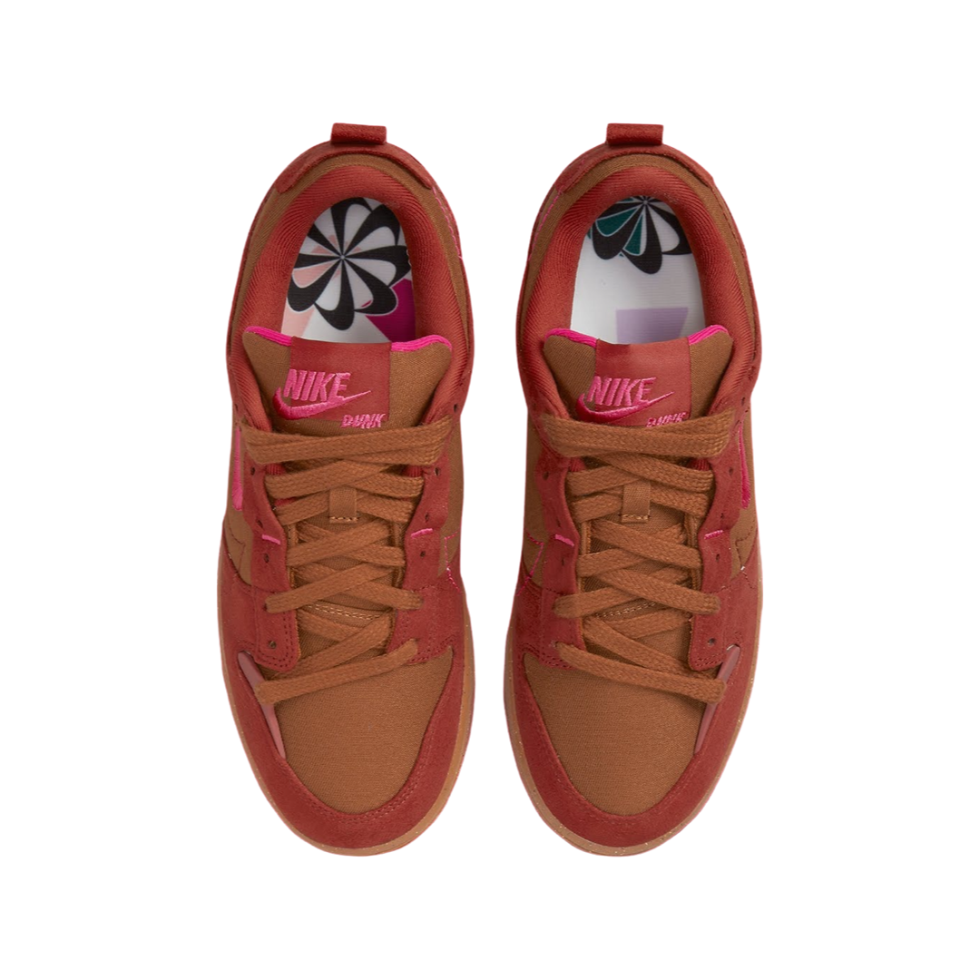 Nike Women's Dunk Low Disrupt 2 Sneakers - Desert Bronze Color Retro Running Shoes for Women | Casual Wear, Gym, Street Fashion