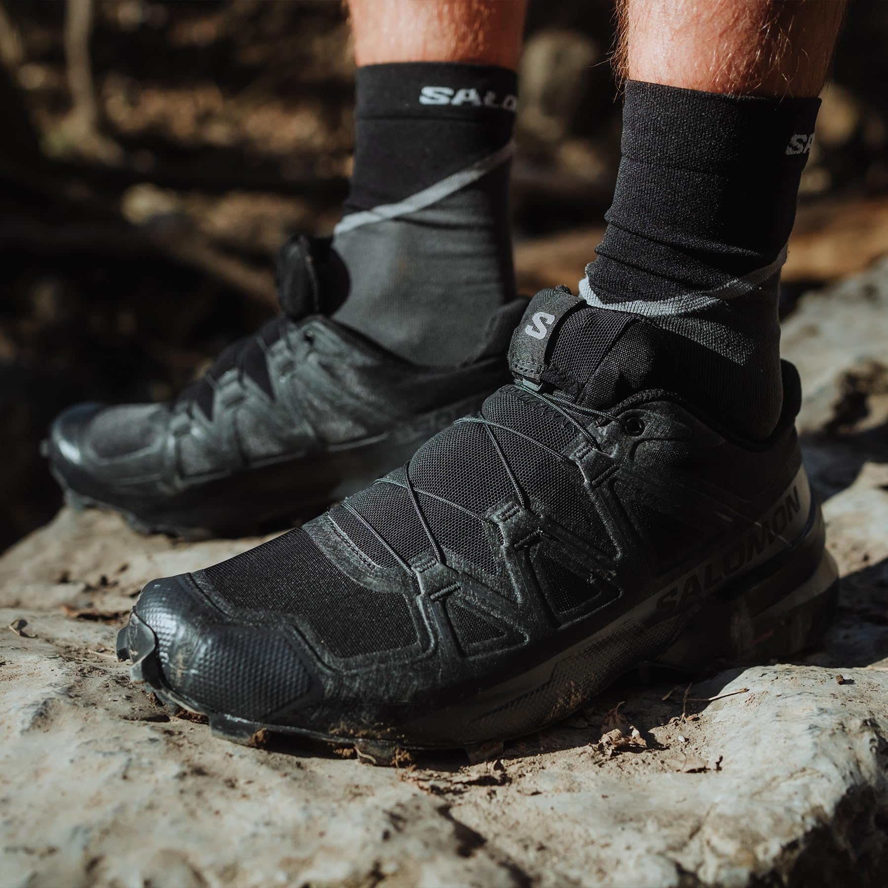 Salomon Men's Speedcross 5 GTX Hiking Shoes - Waterproof Trail Running Shoes for Men, Lightweight & Durable Outdoor Hiking Boots - Perfect for Mountain Trekking, Trail Running & Outdoor Adventures