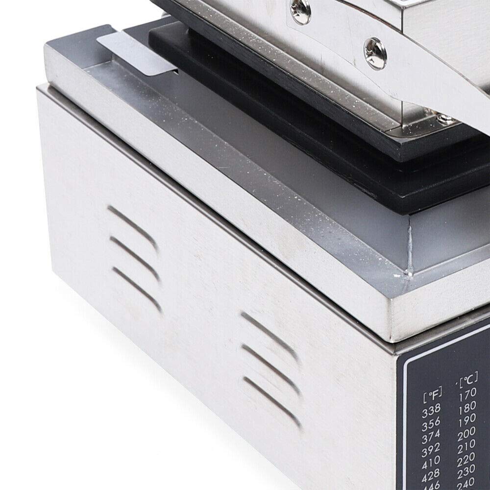 Commercial Waffle Corn Dog Maker - 110V 1500W Electric Hot Dog Press Machine with 5 Non-Stick Plates for Crispy Baking | Perfect for Food Trucks, Carnivals & Home Breakfast
