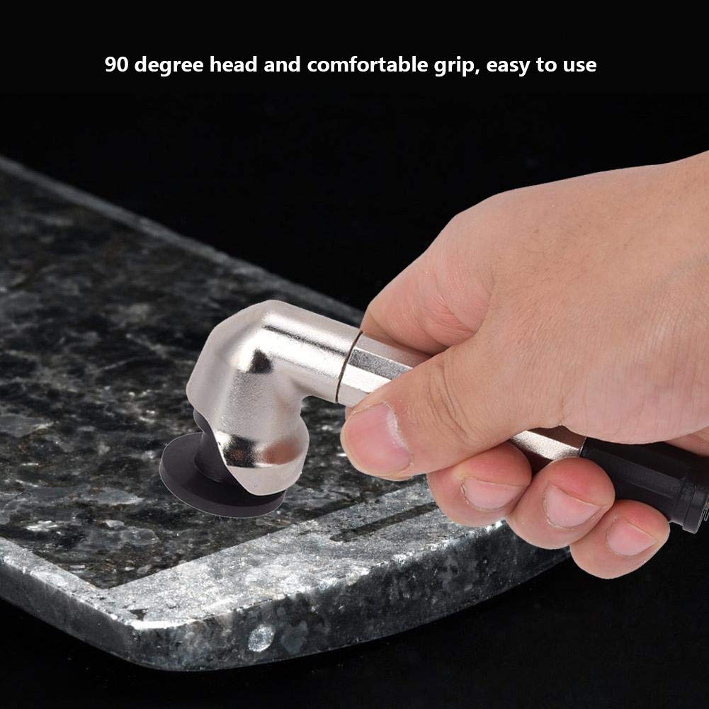 90 Degree Bend Mini Air Micro Die Grinder Tool - 23500 RPM Pneumatic Grinding Pen for Glass, Stone & Hand Ornaments - Perfect for Jewelry Making, Engraving & Craft Projects