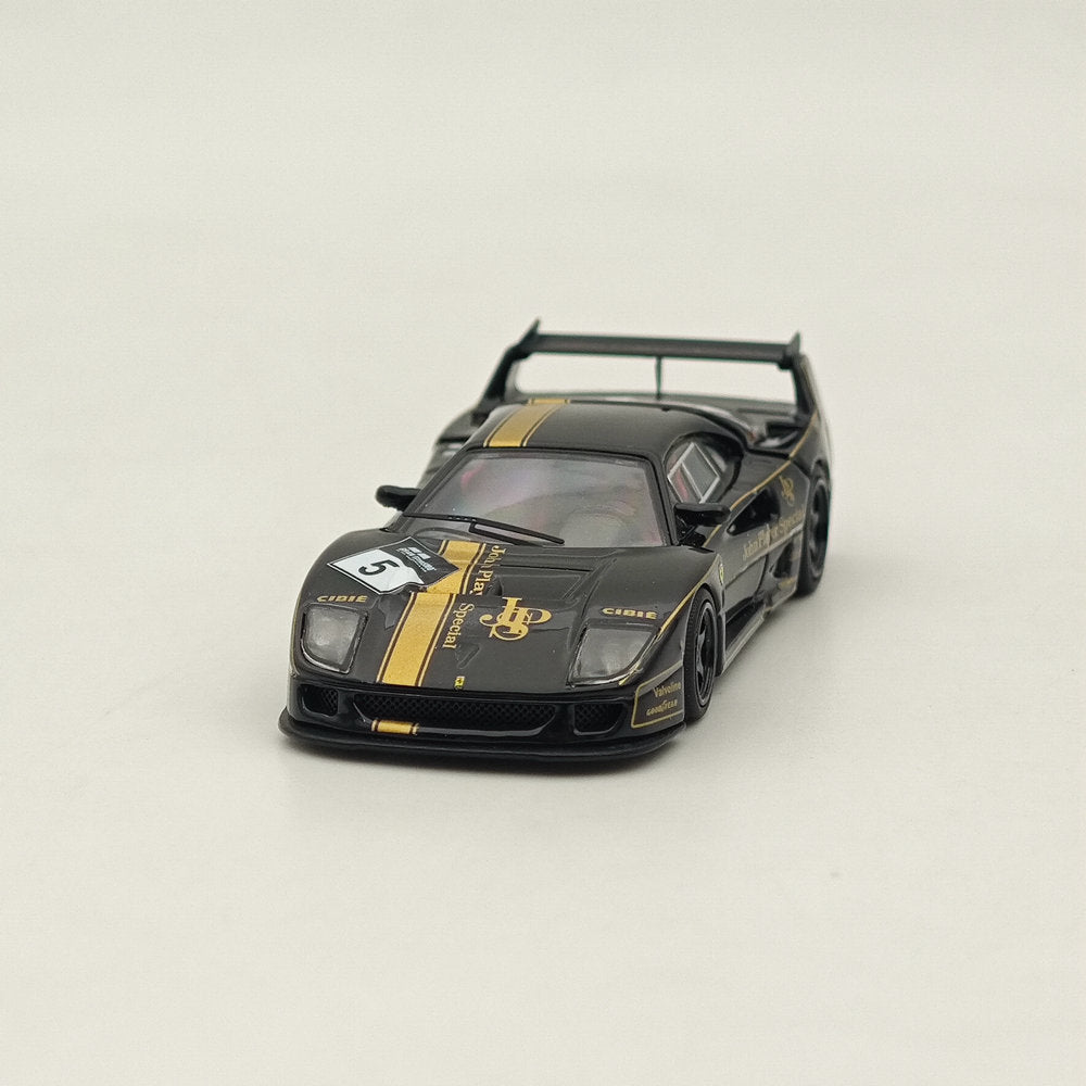 1/64 Scale Ferrari F40 LM JPS #5 Diecast Model Car - Black Racing Sports Collectible for Display & Gifts