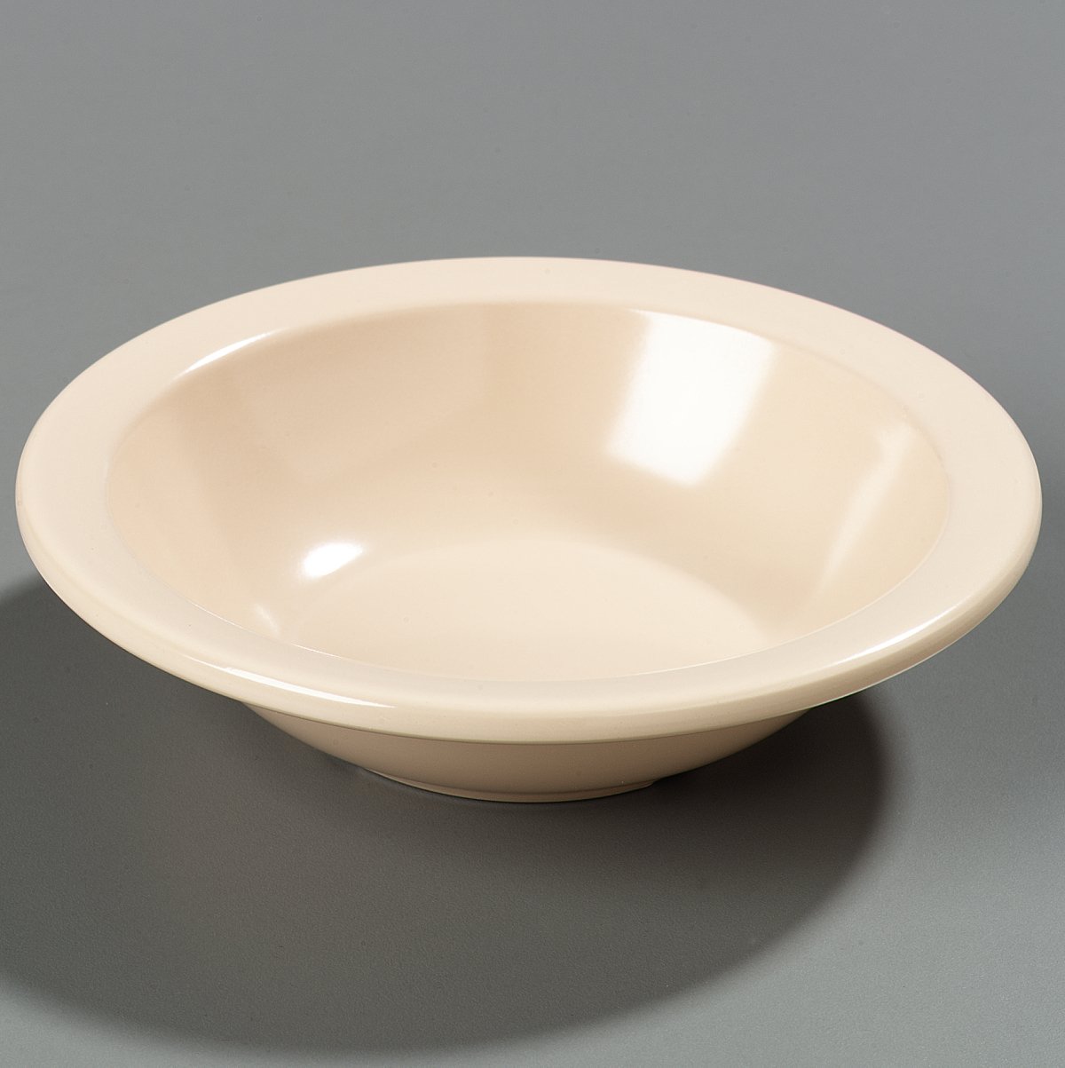 Carlisle Kingline Reusable 10oz Melamine Bowls - Durable Plastic Grapefruit Bowls for Home & Restaurant Use, Tan (Pack of 48) - Perfect for Salads, Fruits, Snacks & Food Service