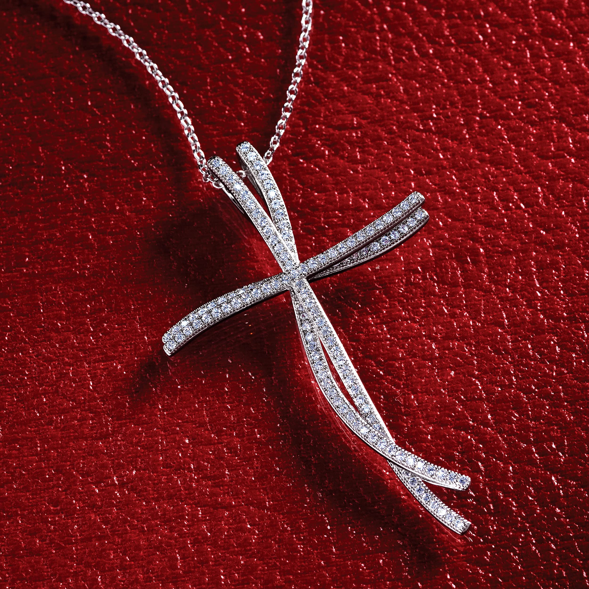 Scienza Endless Faith Cross Necklace for Women - 18