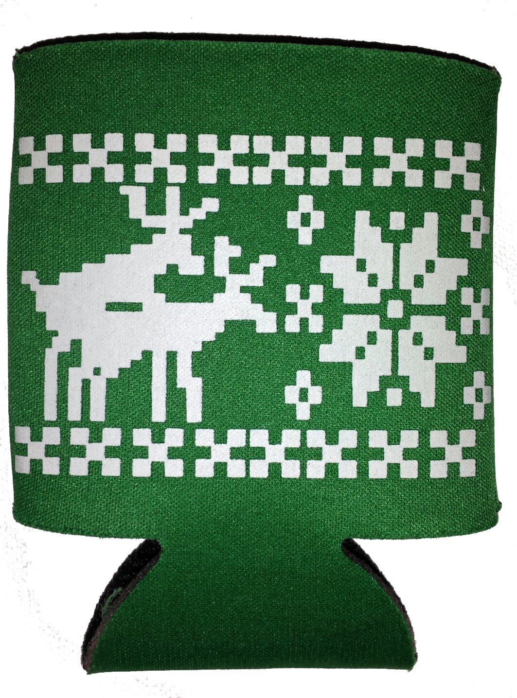 Funny Ugly Christmas Sweater Beer Huggie Can Cover - Festive Holiday Party Accessory for Xmas Gifts & Reindeer Themed Celebrations