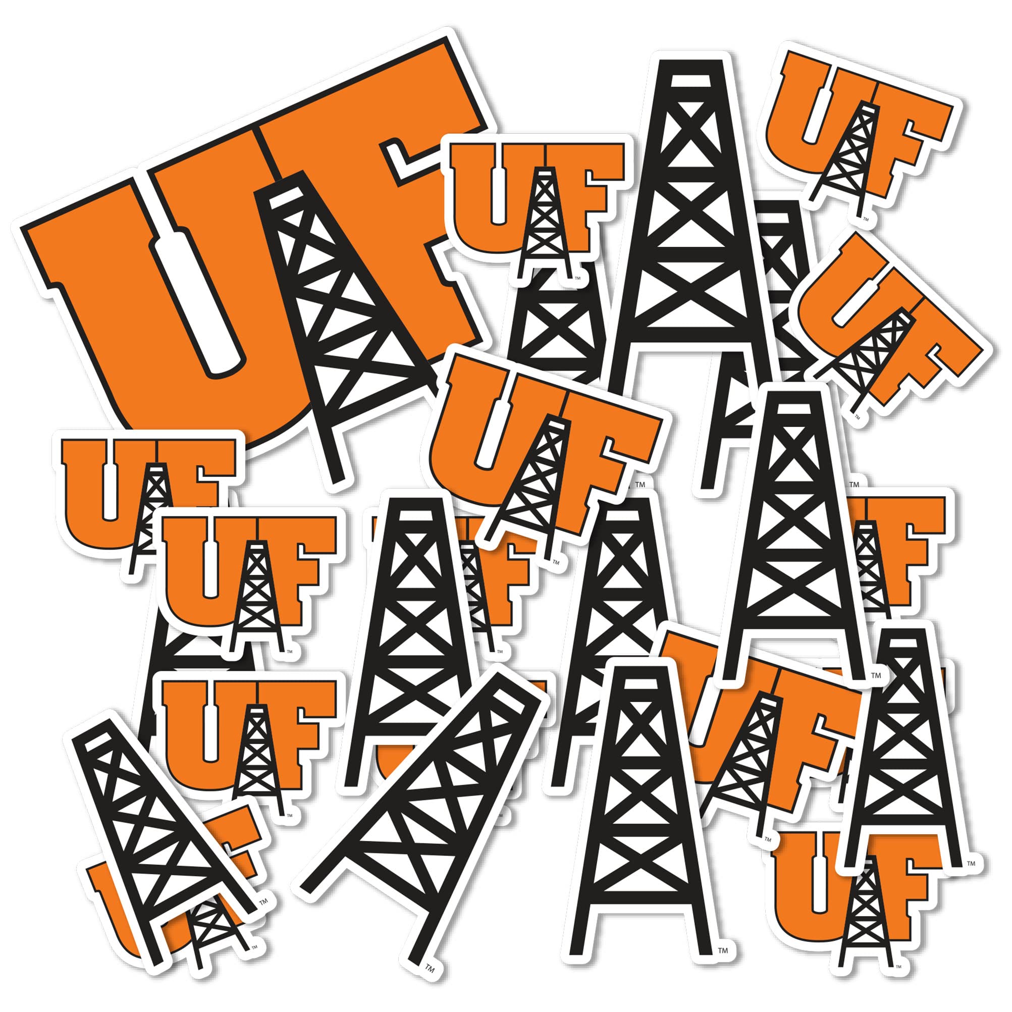 University of Findlay UF Oilers Desert Cactus Vinyl Sticker Decal - Waterproof Laptop, Water Bottle, Car, Scrapbook Decor - Perfect for College Pride, DIY Crafts & Gifts