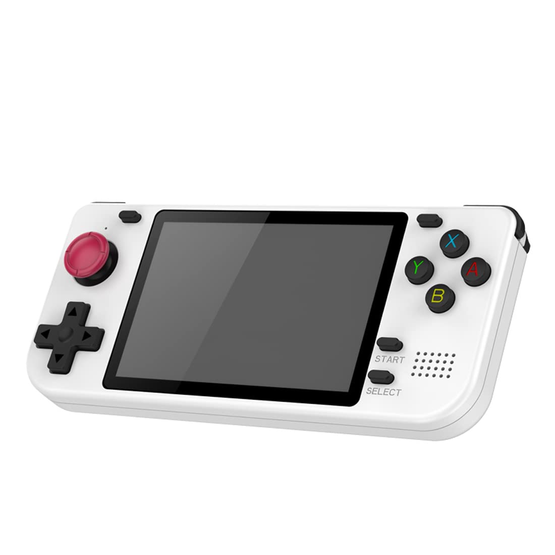 Powkiddy RGB10S Handheld Retro Gaming Console - 40000 Built-in Games, 258GB Storage, White | Portable Classic Gaming Device for Kids & Adults | Perfect for Travel, Commuting & Nostalgic Gaming