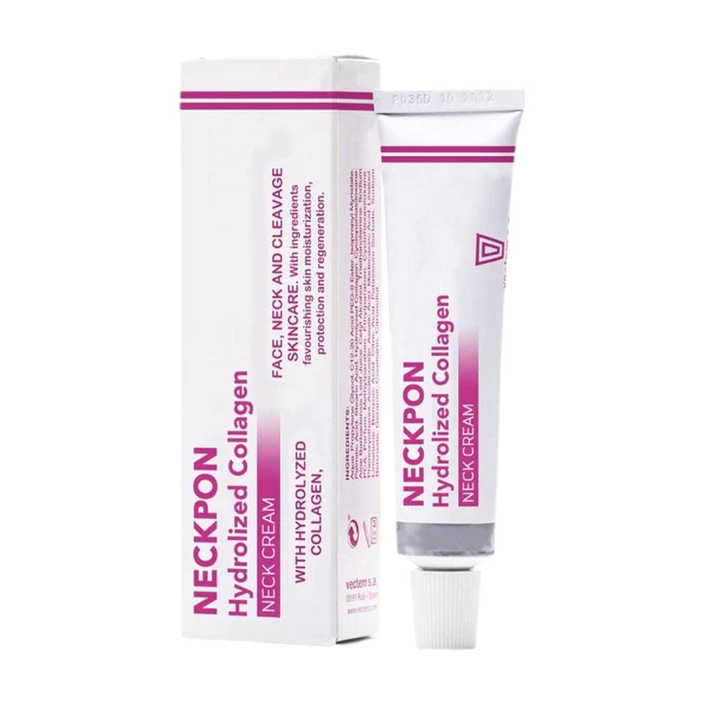 Hydrolyzed Collagen Neck Cream for Firming & Anti-Wrinkle - Whitening Swan Neck Treatment | Hydrating Neck Care for Smooth, Youthful Skin | Perfect for Daily Skincare Routine & Special Occasion Prep