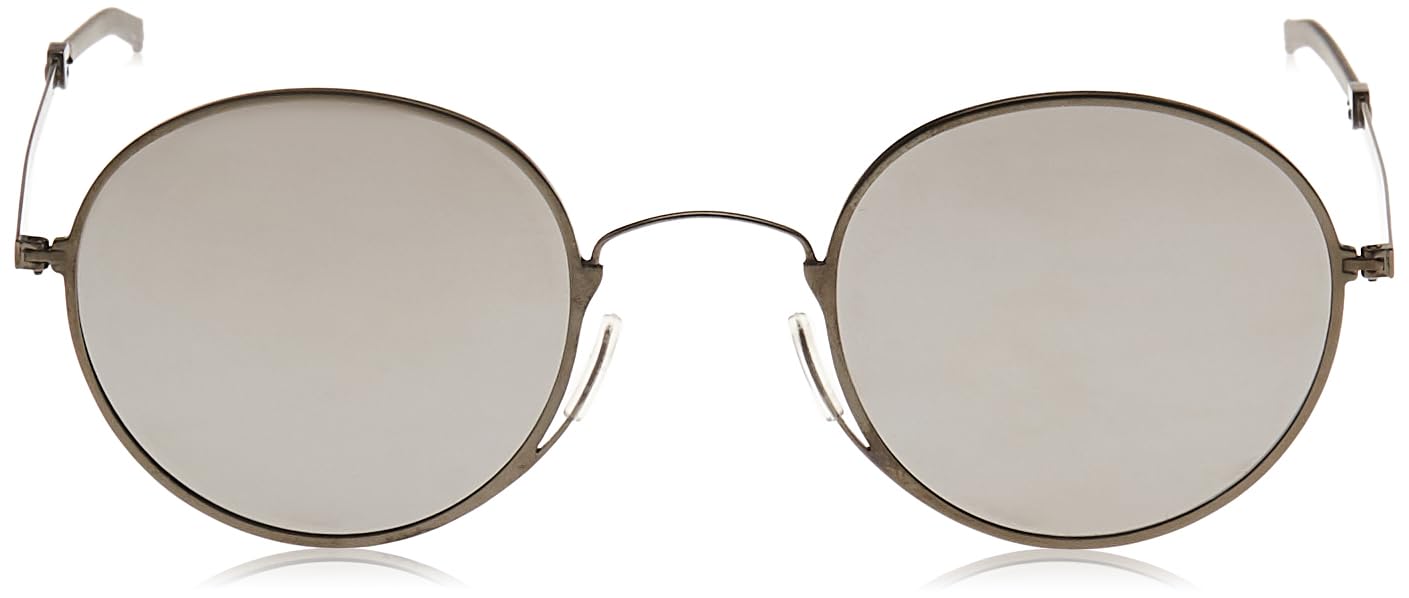 ThinOptics Milano Aluminum Case with Round Polarized Sunglasses - Stylish & Lightweight for Outdoor Activities, Travel, and Driving