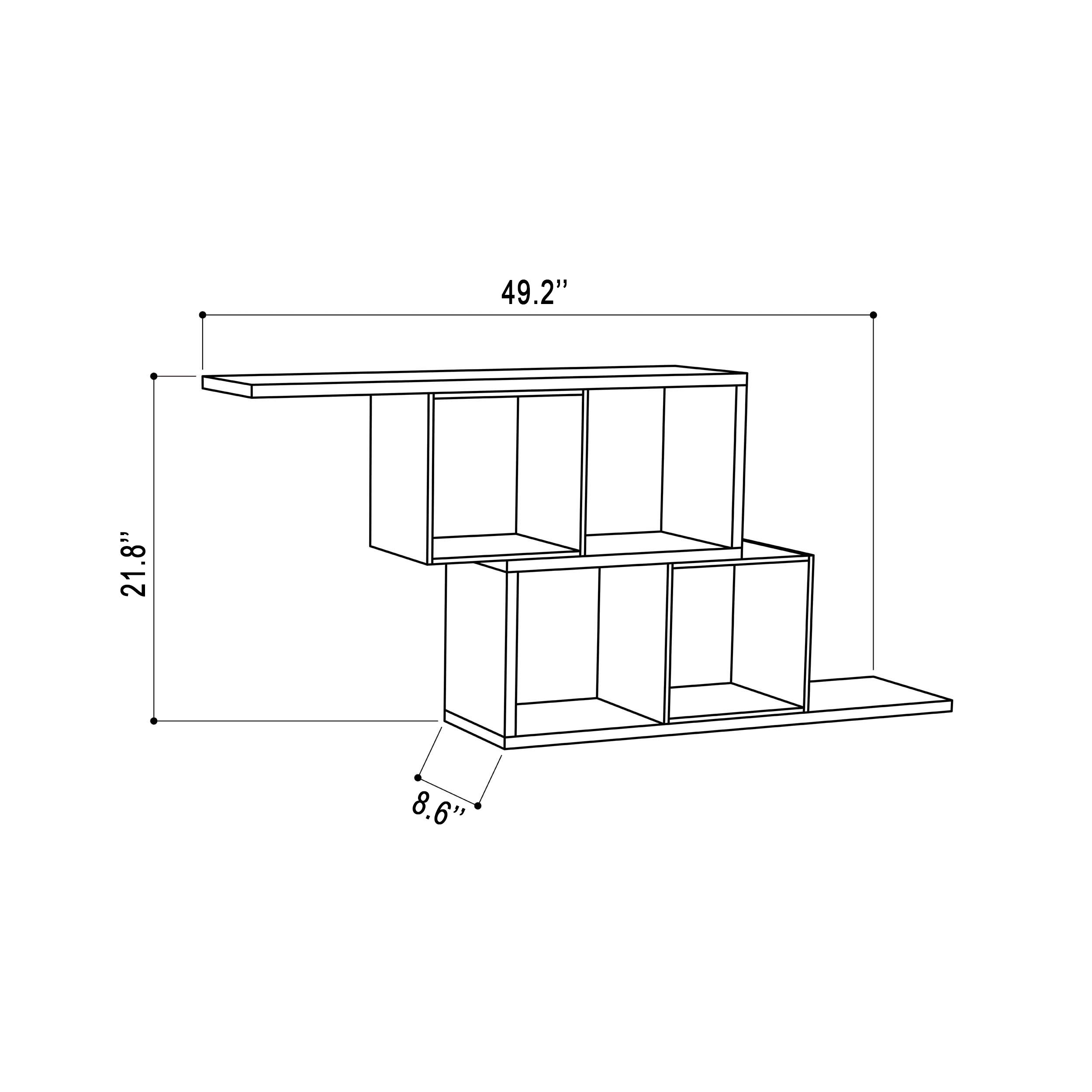 Modern Wall Shelf 21.65