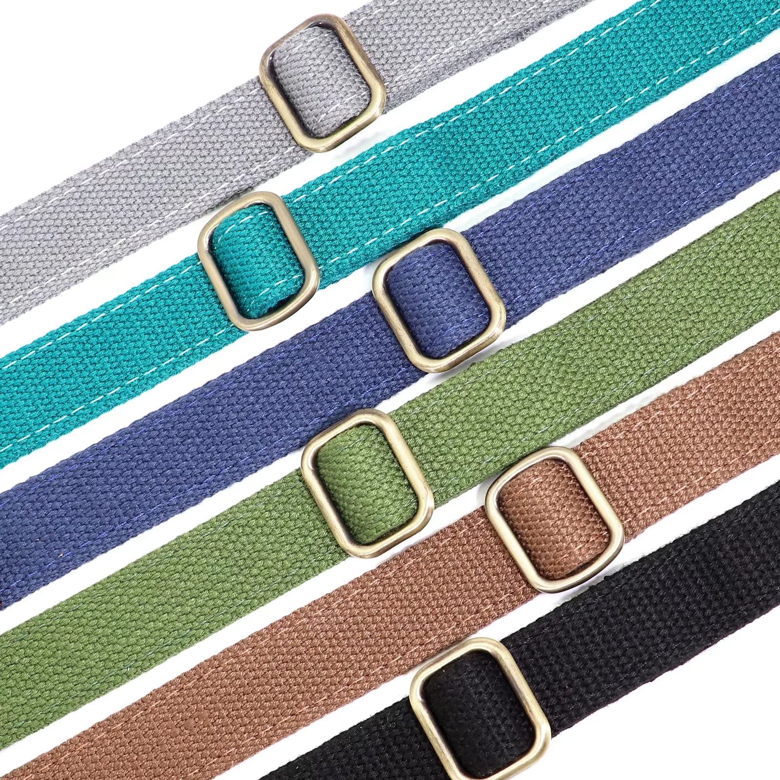 Durable Adjustable Dog Collar with Metal Buckle for Small, Medium & Large Dogs - Green Size M | Perfect for Daily Walks, Training & Outdoor Adventures