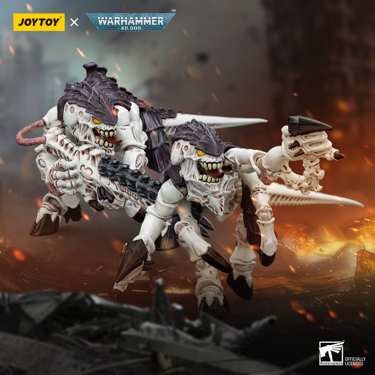 JOYTOY 1/18 Scale Warhammer 40K Tyranids Hive Fleet Leviathan Hormagaunt Termagant Ripper Action Figure - Perfect for Tabletop Gaming, Collecting & Display