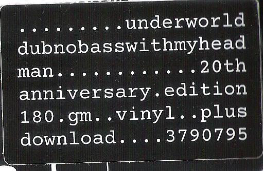 Underworld - Dubnobasswithmyheadman (2xLP, Album, Reissue, Remastered, 20th Anniversary Edition) - Near Mint (NM/M) - Vinyl Record for Music Collectors & DJs