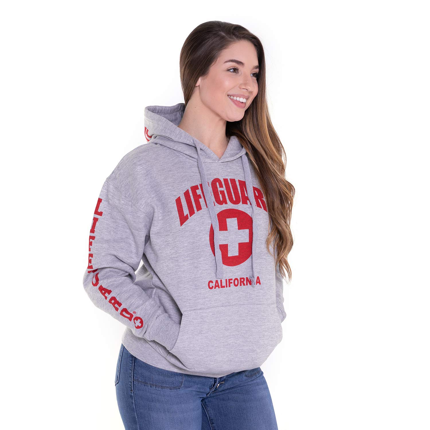 Official LIFEGUARD Licensed Women's California Hoodie - Cozy Pullover Sweatshirt for Women, Teens & Girls | Perfect for Beach Days, Casual Wear & Cool Weather