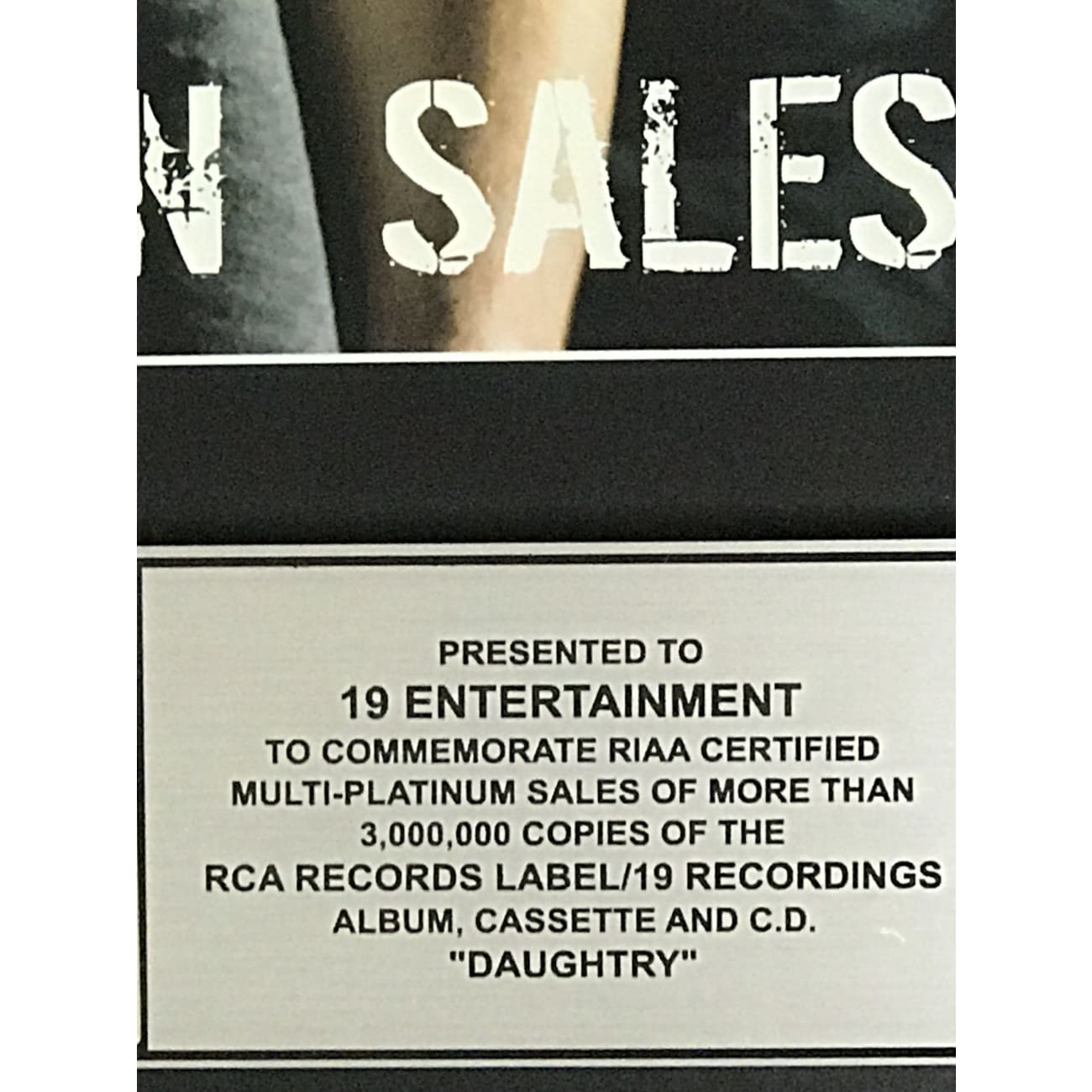 Daughtry Debut Album - 3x Multi Platinum Award by RIAA | Perfect for Music Collectors & Rock Fans