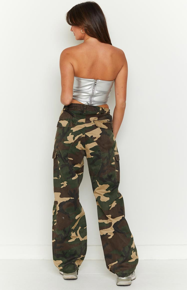 Caddie Camo Cargo Pants for Men - Tactical Military Work Pants with Multiple Pockets | Outdoor Hiking, Hunting & Casual Wear