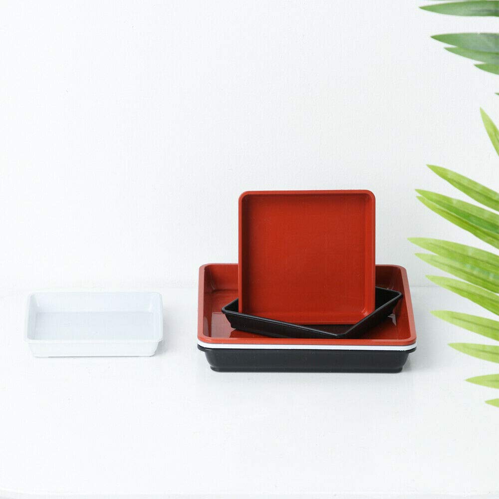 Heavy Duty Plant Drip Trays - 15x15cm White Square Plant Saucers for Indoor/Outdoor Use - Leak Proof, Deformation Resistant Garden Supplies - Perfect for Potted Plants, Flower Pots & Home Decor